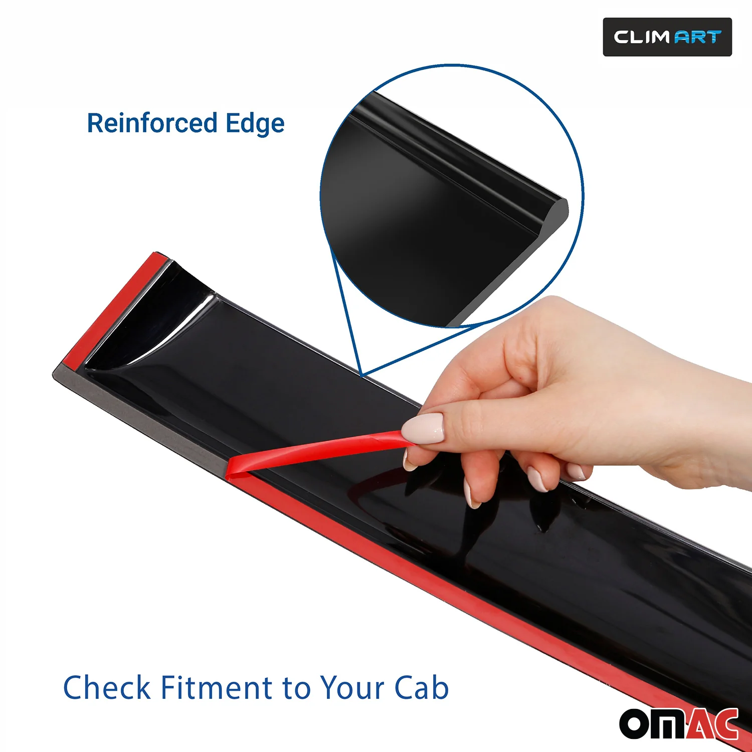 Clim Art Wind Deflectors for Ford F150 2015-2025 Regular/Super/SuperCrew Cab 2x - Image 3
