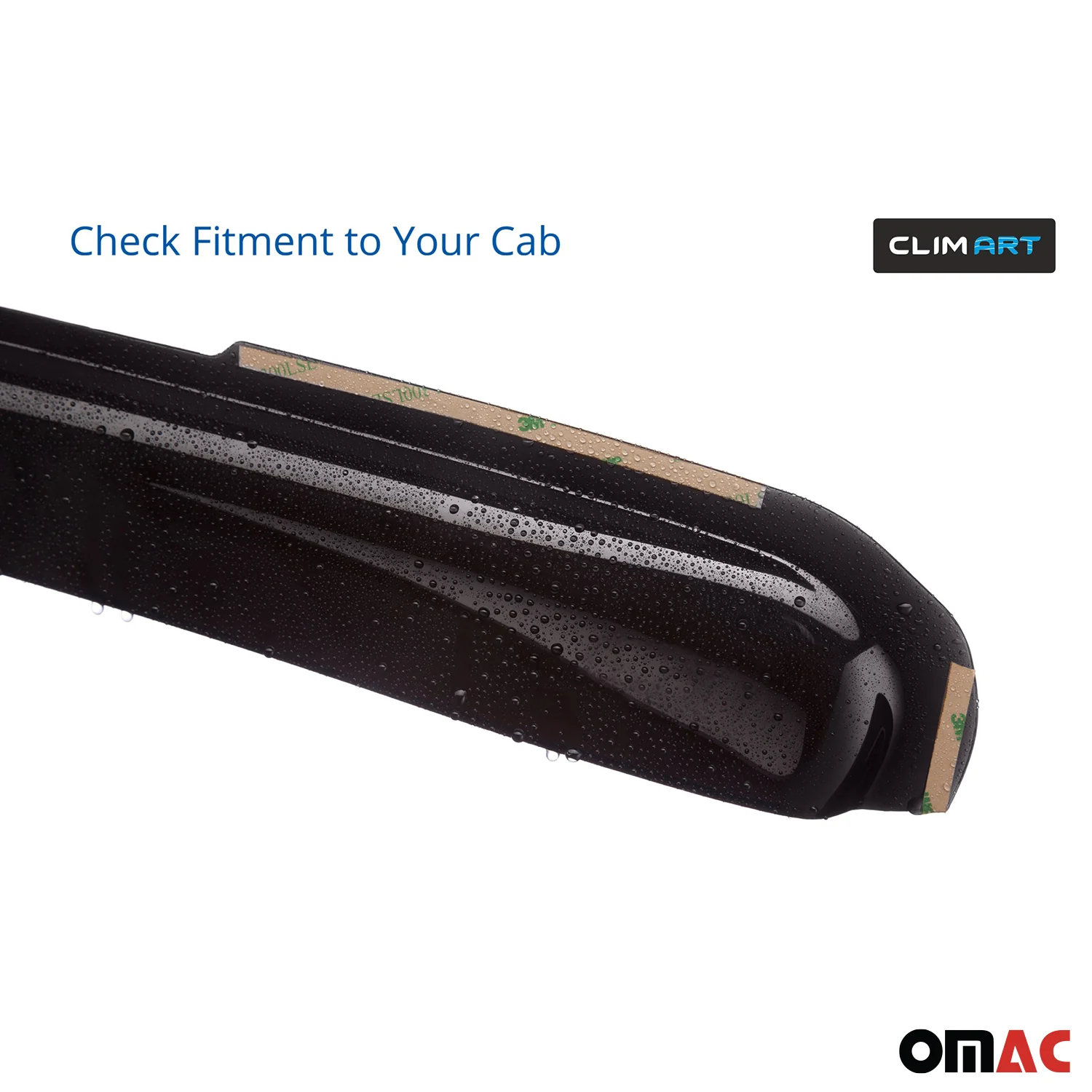 Clim Art Wind Deflectors for Ford Maverick 2022-2025 Shatterproof Dark Smoke 4x - Image 5