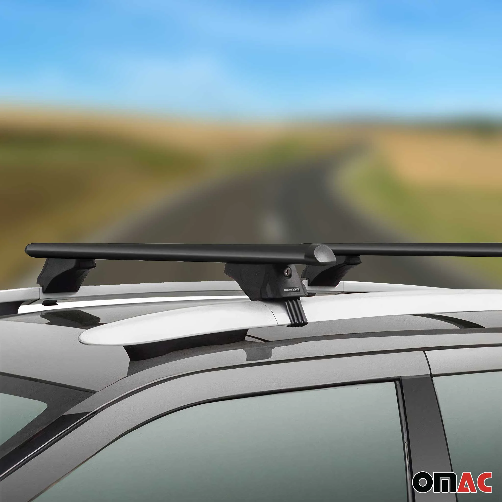 2014-2018 Subaru Forester IV Roof Rack Cross Bars Black - Image 3