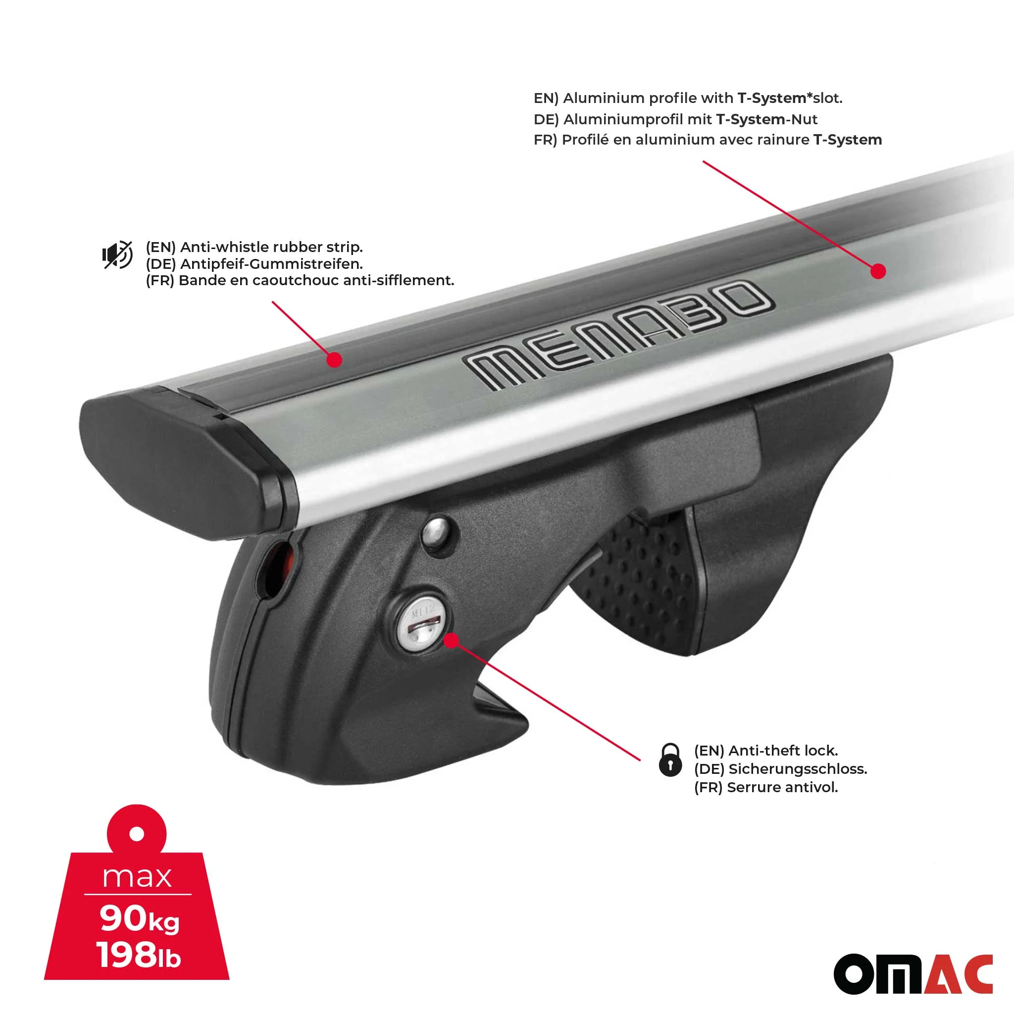 2005-2015 Nissan Xterra Roof Rack Cross Bars Silver - Image 6