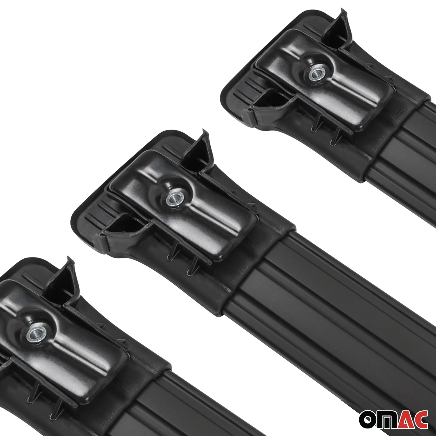 2016-2024 Mercedes Metris Roof Rack Cross Bars 3Pcs Black - Image 11