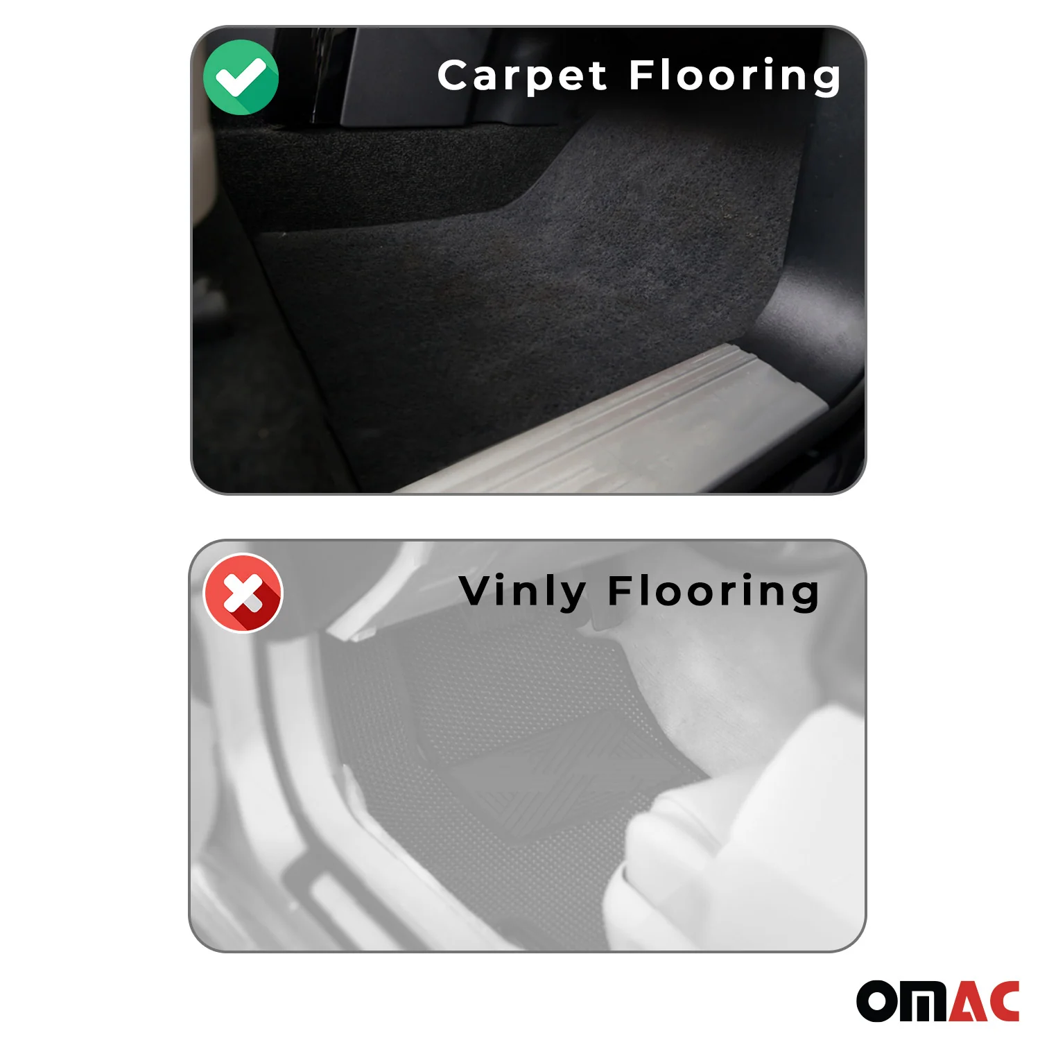 2012-2018 Dodge RAM 1500 Premium Floor Mats Liners First and Second Row Set Black - Image 4