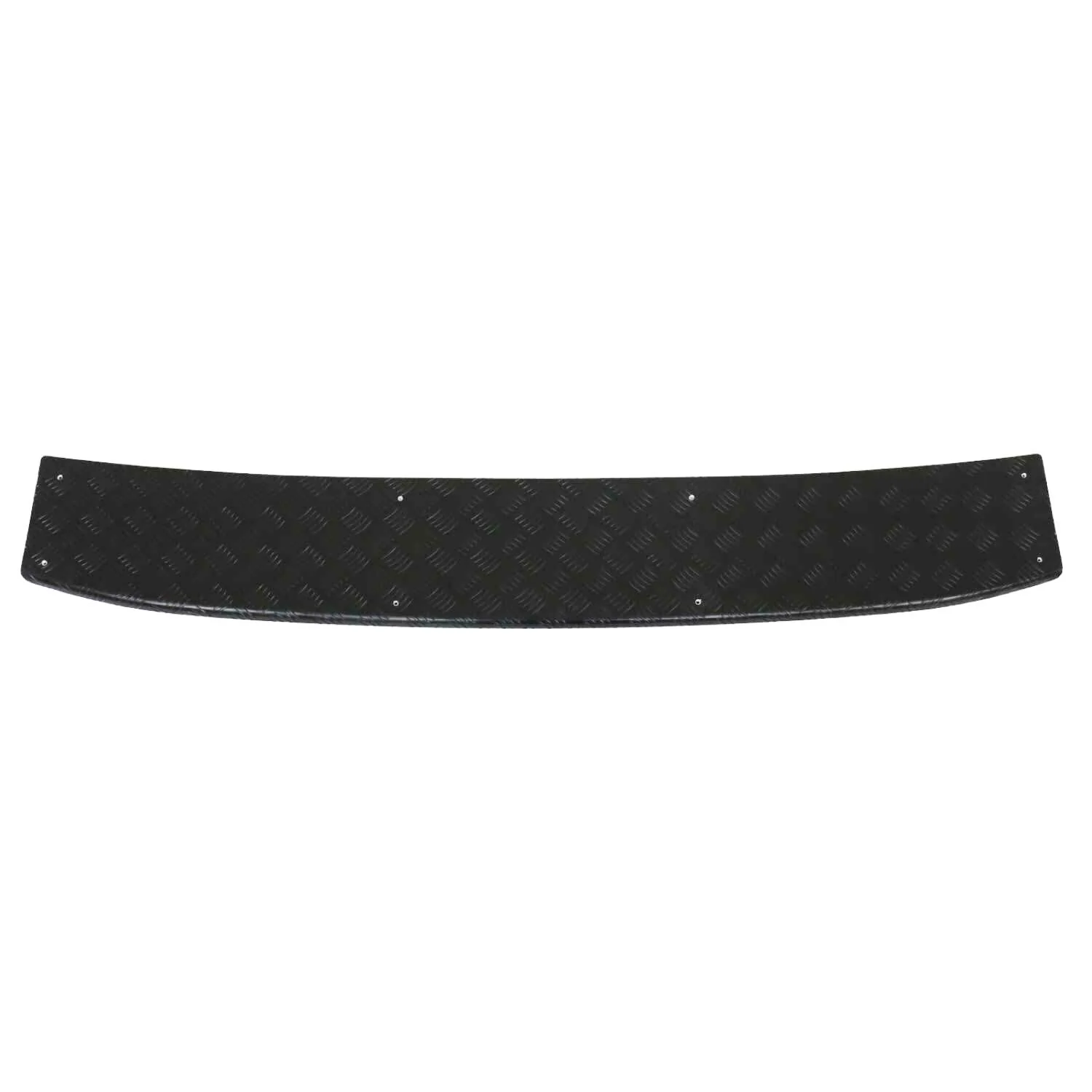 2015-2026 Ford Transit Rear Bumper Sill Cover Protector Aluminium Black - Image 2