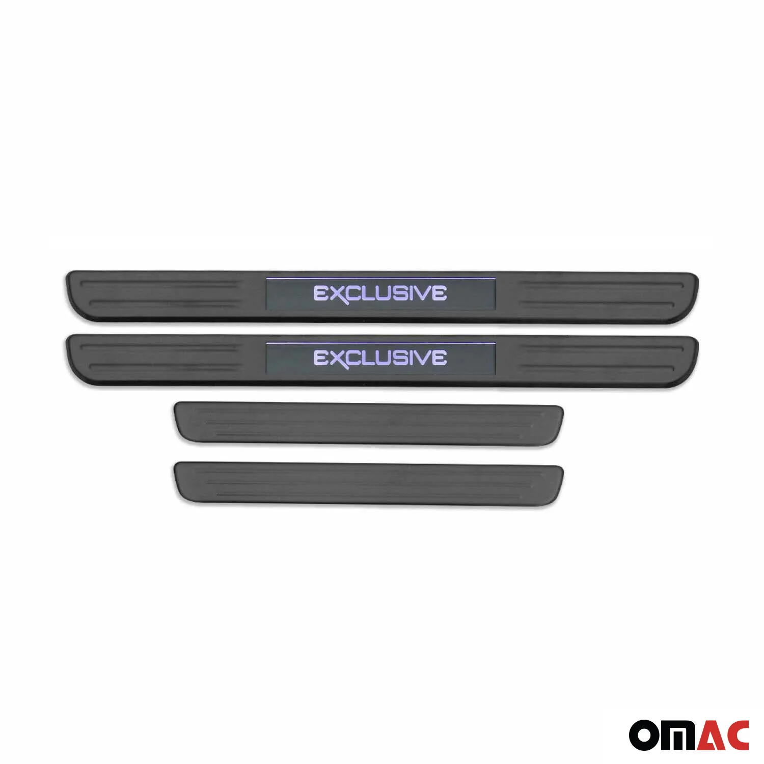 2018-2024 VW Tiguan Door Sill Scuff Plate Illuminated Brushed Stainless Steel Dark 4x - Image 8