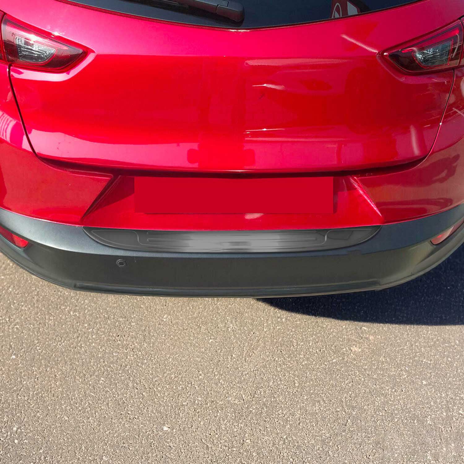 2016-2021 Mazda CX-3 Rear Bumper Guard Stainless Steel Dark