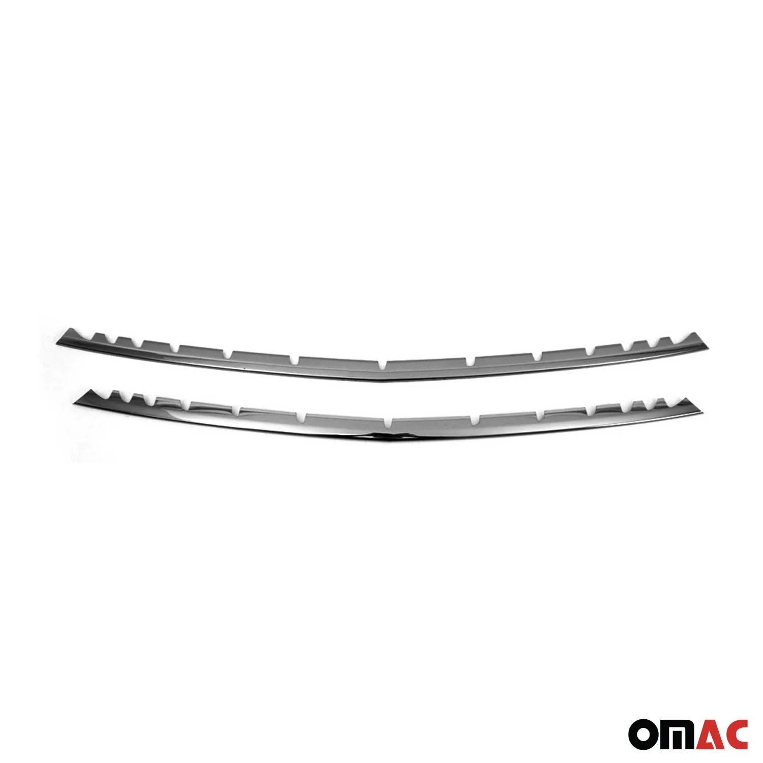 2016-2024 Mercedes Metris Front Bumper Trim Molding Stainless Steel Dark - Image 6