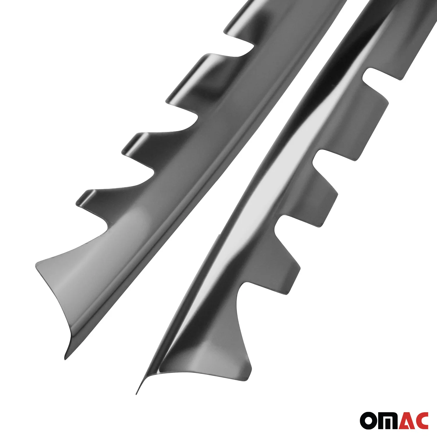 2016-2024 Mercedes Metris Front Bumper Trim Molding Stainless Steel Dark - Image 7