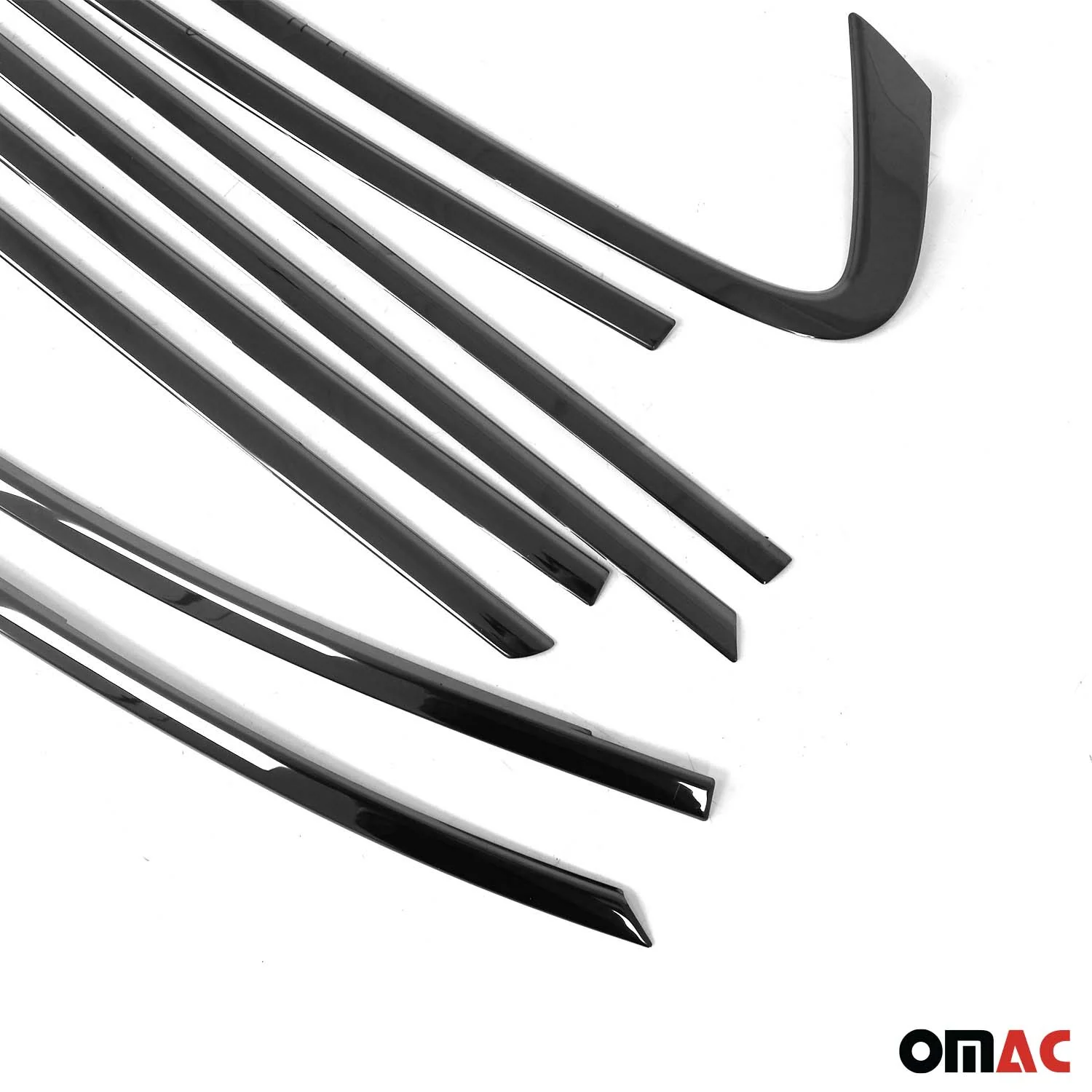 2018-2024 Ford Focus Window Molding Trim Streamer Stainless Steel Dark 8Pcs - Image 8