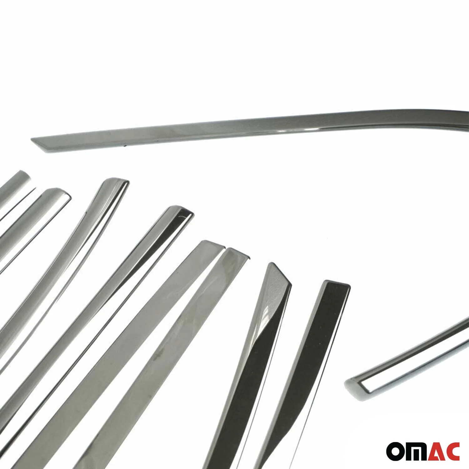 2016-2021 Hyundai Tucson Window Molding Trim Streamer Stainless Steel Dark 14 Pcs - Image 9