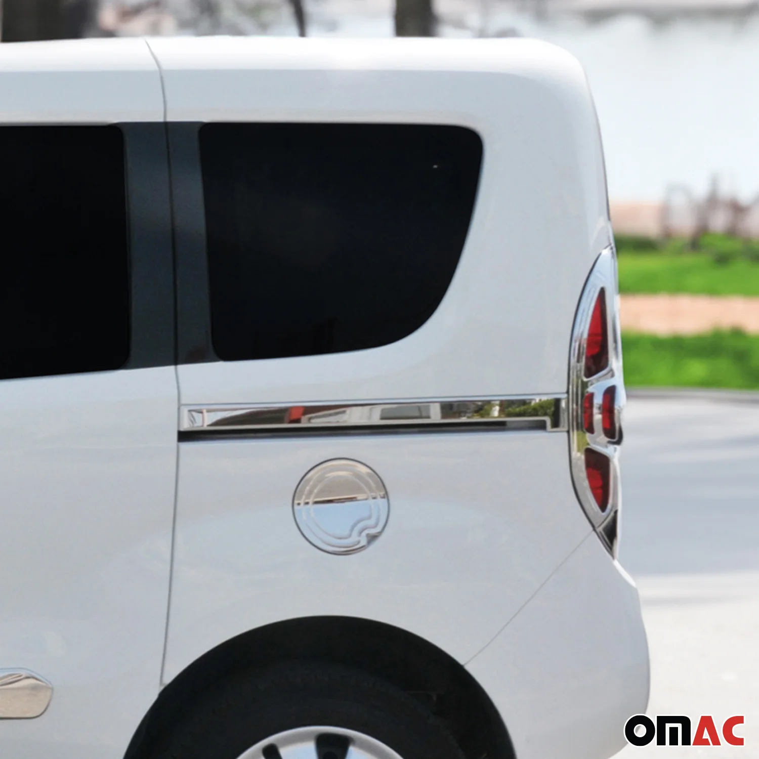 2015-2022 RAM ProMaster City Side Door Molding Trim Skirt Garnish Stainless Steel 2Pcs - Image 2