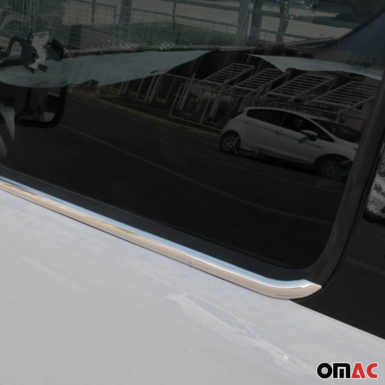 2015-2022 RAM ProMaster City Window Molding Trim Streamer Stainless Steel Silver 4 Pcs - Image 6