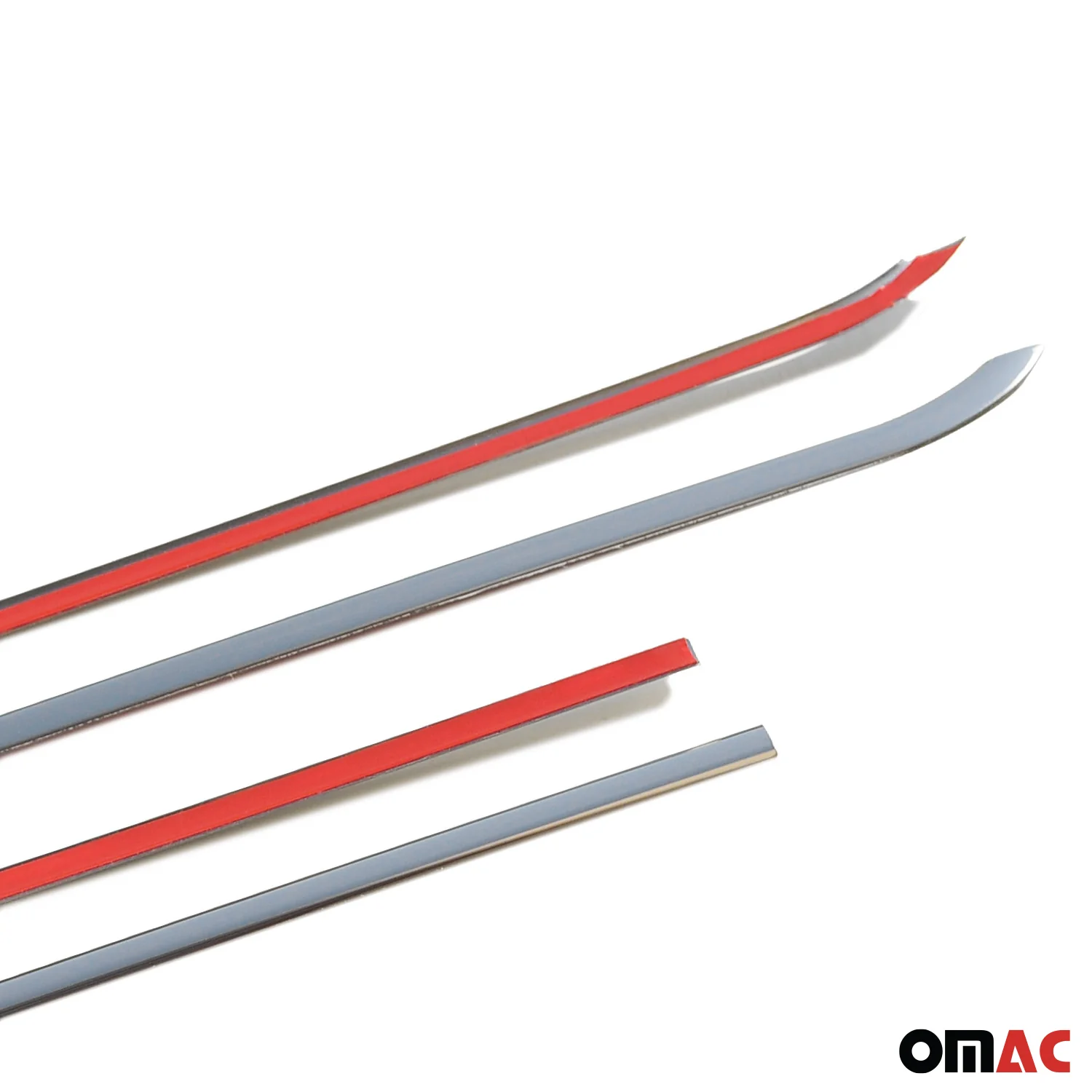 2015-2022 RAM ProMaster City Window Molding Trim Streamer Stainless Steel Silver 4 Pcs - Image 8