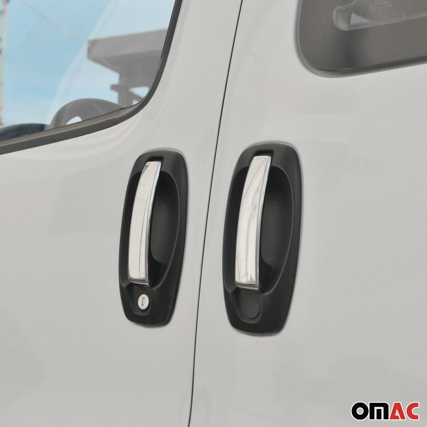 2015-2022 RAM ProMaster City Car Door Handle Cover Trim Stainless Steel 4 Pcs - Image 2