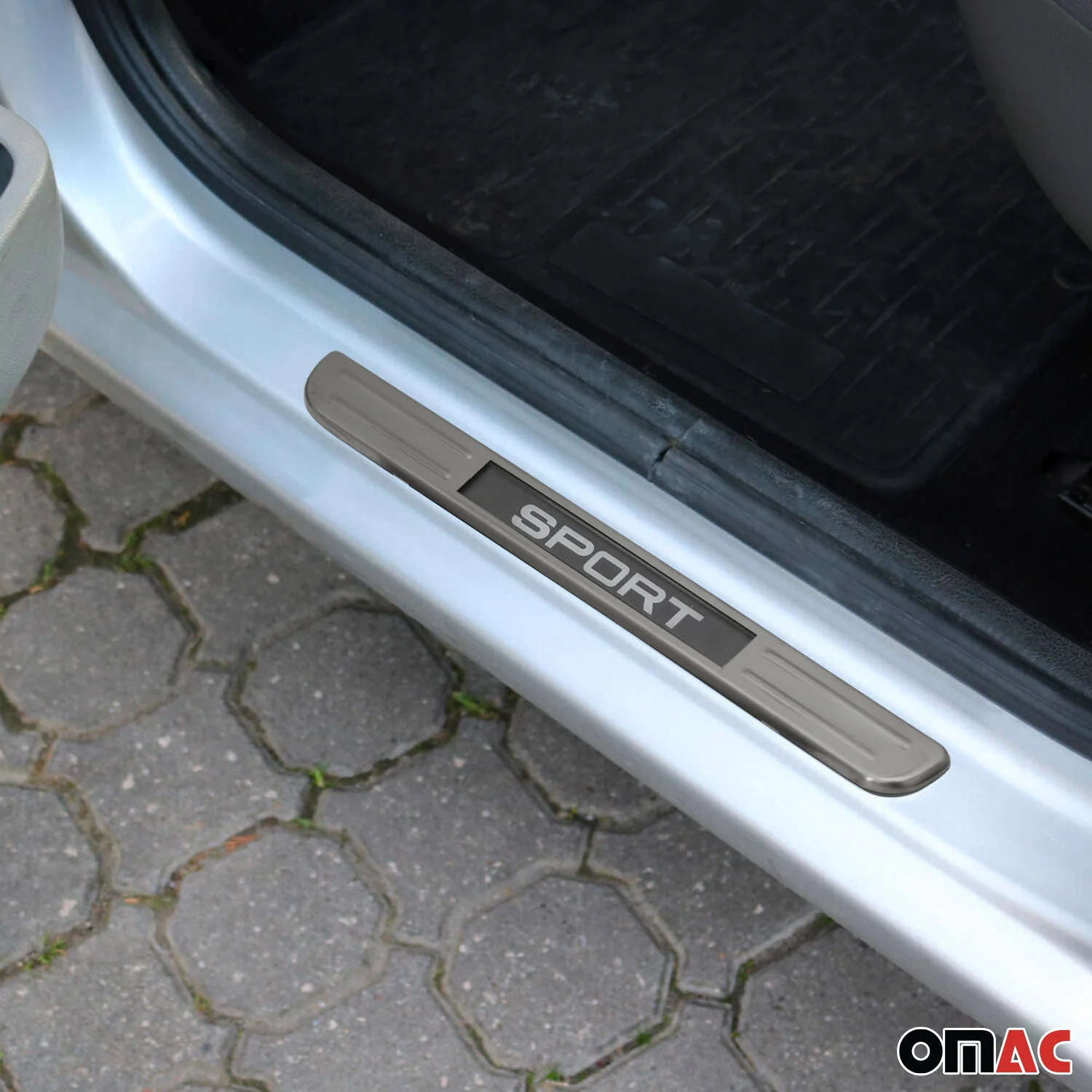 Honda Door Sill Scuff Plate Illuminated Brushed Stainless Steel Silver 4 Pcs - Image 2