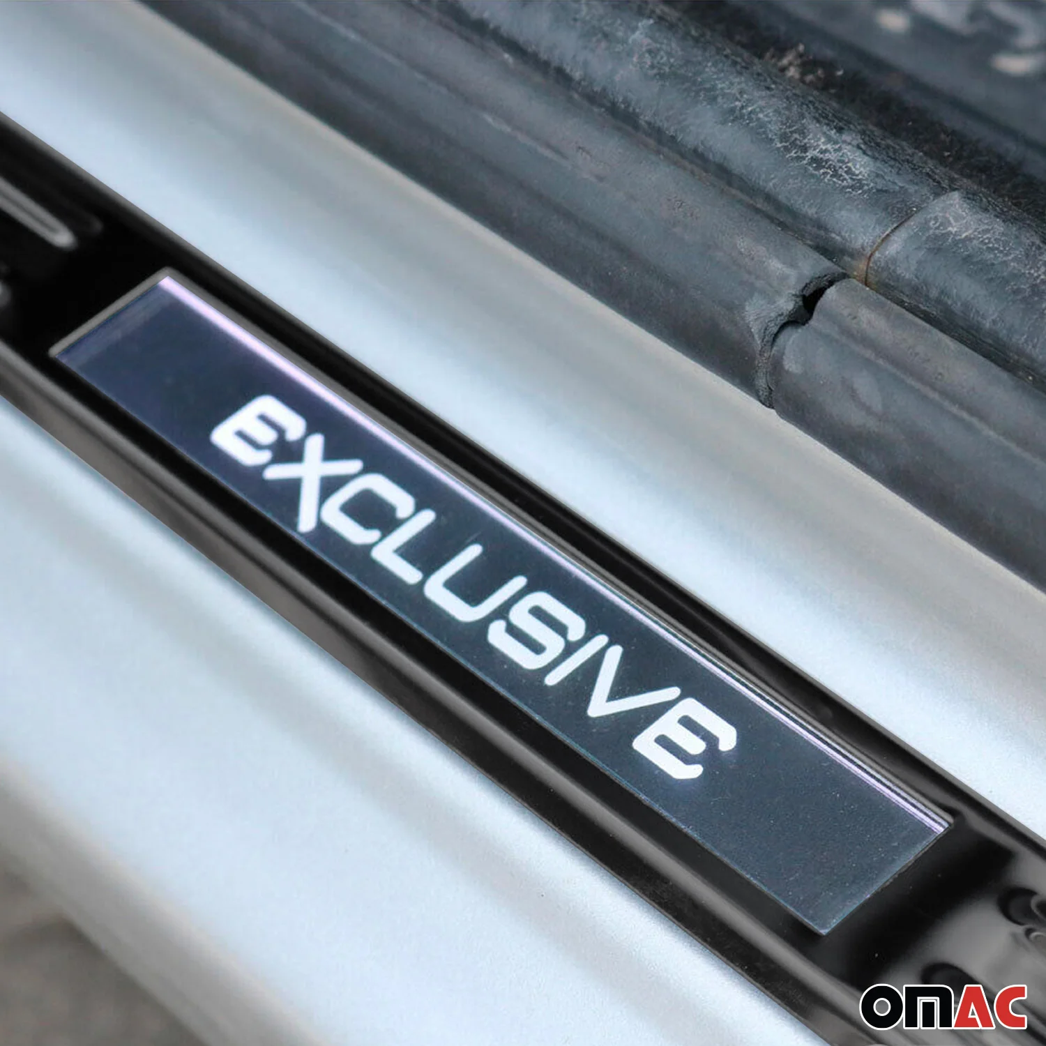 Honda Door Sill Scuff Plate Illuminated Exclusive Stainless Steel Dark 4 Pcs - Image 8