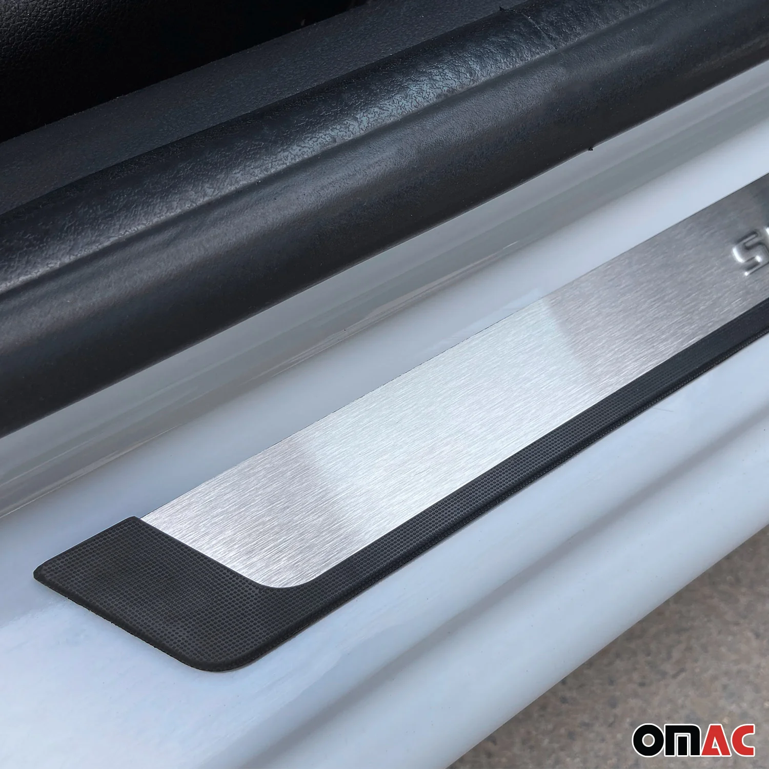 Jeep Patriot Door Sill Scuff Plate Scratch Protector Sport Stainless Steel Silver 2 Pcs - Image 6