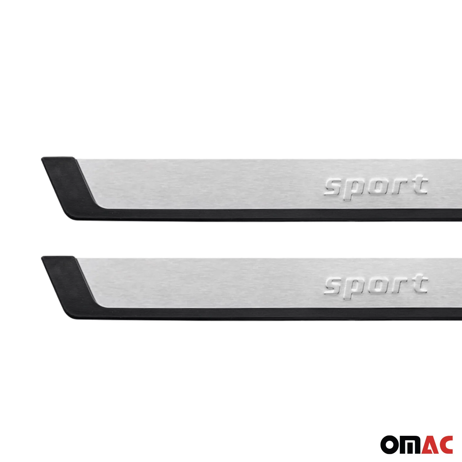 VW Atlas Door Sill Scuff Plate Scratch Protector Sport Stainless Steel Silver 2 Pcs - Image 3