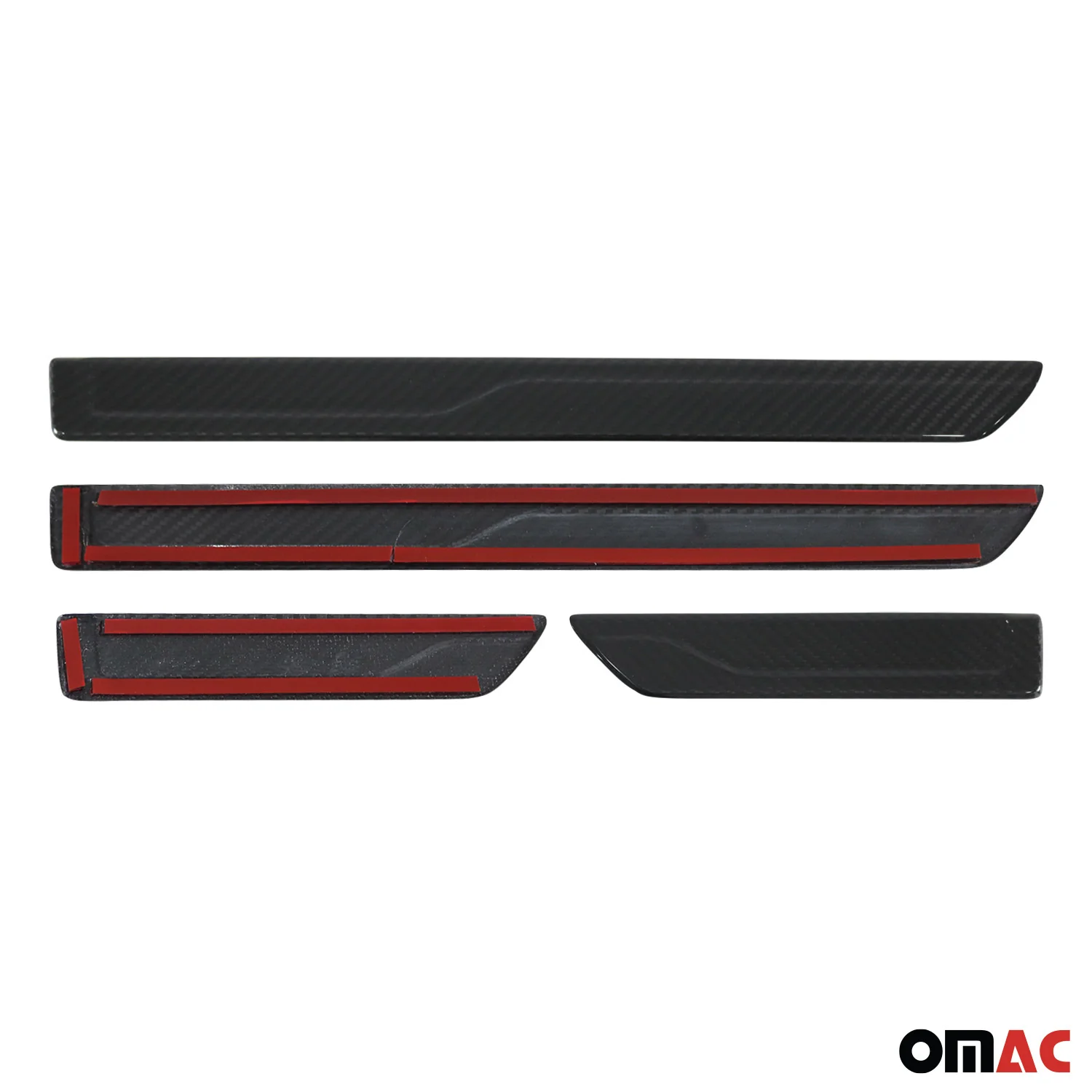 2021-2026 Hyundai Elantra Door Sill Scuff Plate Scratch Protector Carbon - Image 5