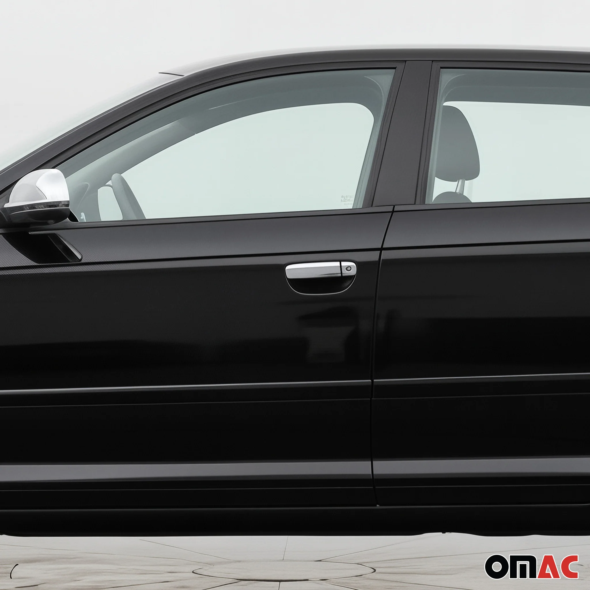 2004-2010 Audi A8 L Car Door Handle Cover Protector Stainless Steel Chrome 5 Pcs - Image 2