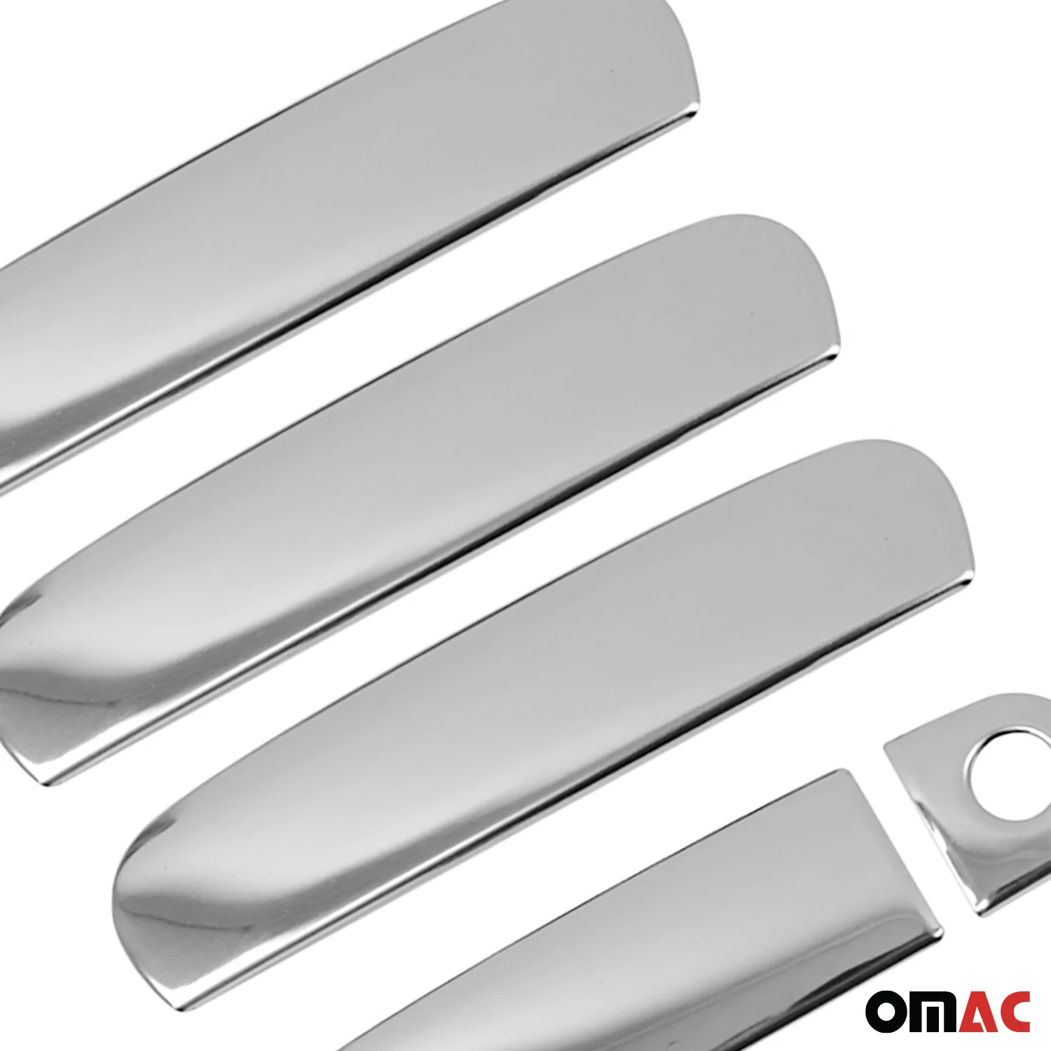 2004-2010 Audi A8 L Car Door Handle Cover Protector Stainless Steel Chrome 5 Pcs - Image 7