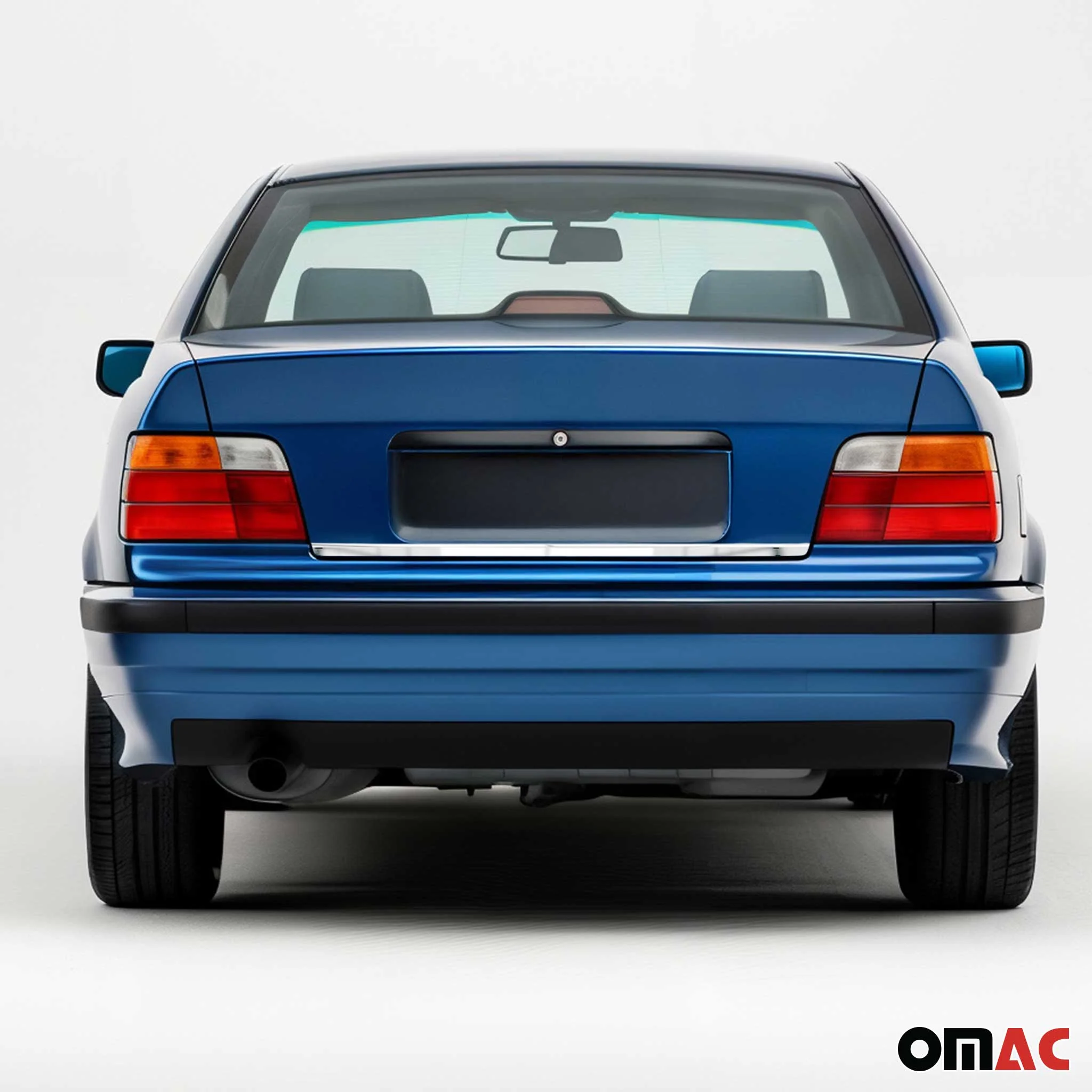 1992-1998 BMW 3 Series E36 Sedan Rear Trunk Molding Trim Stainless Steel - Image 2