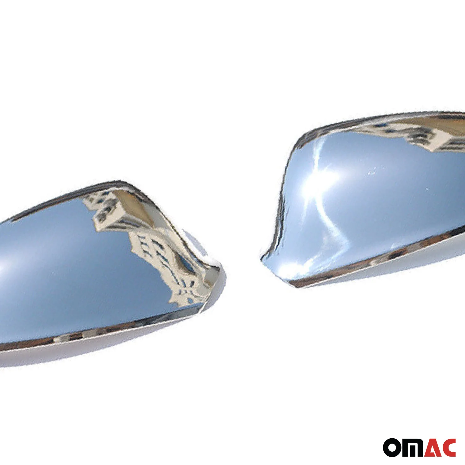 2016-2019 Buick Cascada Side Mirror Cover Caps Stainless Steel Silver 2 Pcs - Image 6