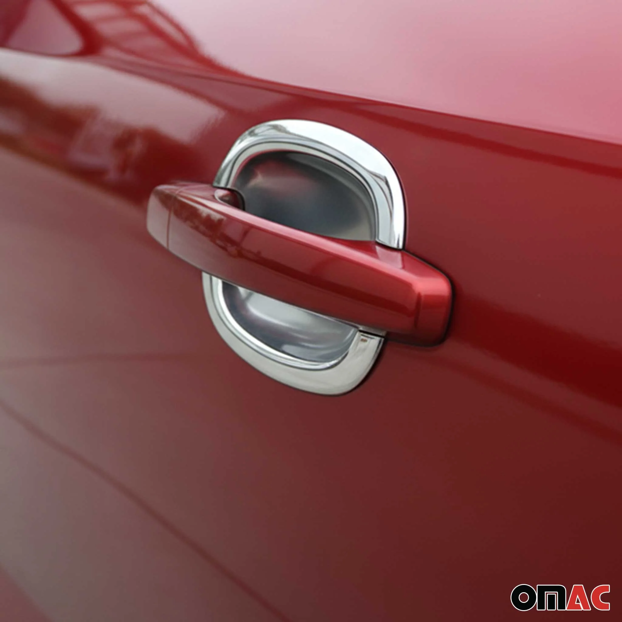 2007-2015 Chevrolet Aveo Camaro Cruze Malibu Sonic Car Door Handle Bowl Cover Protector Silver Chrome - Image 2