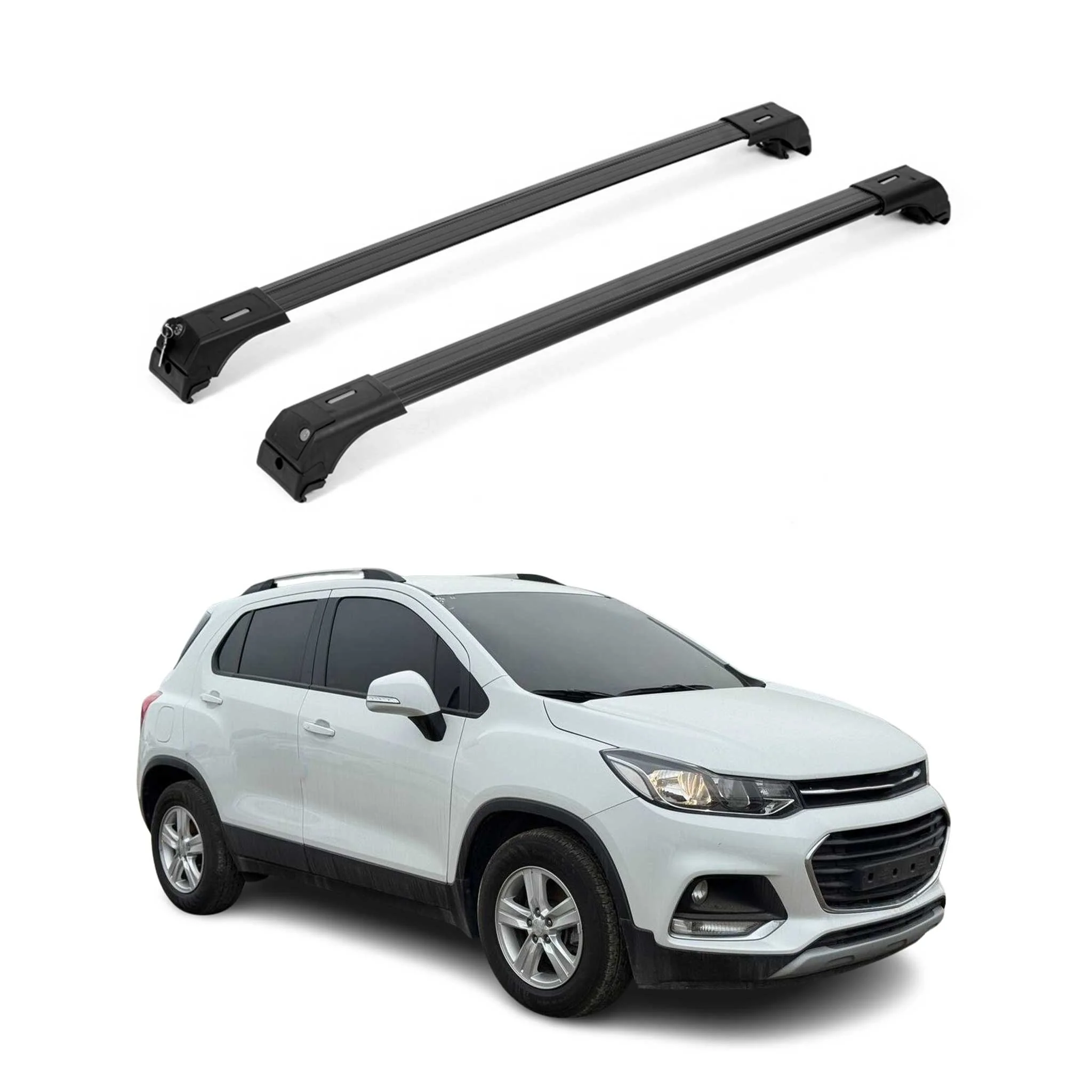 2013-2022 Chevrolet Trax Roof Rack Cross Bars Black