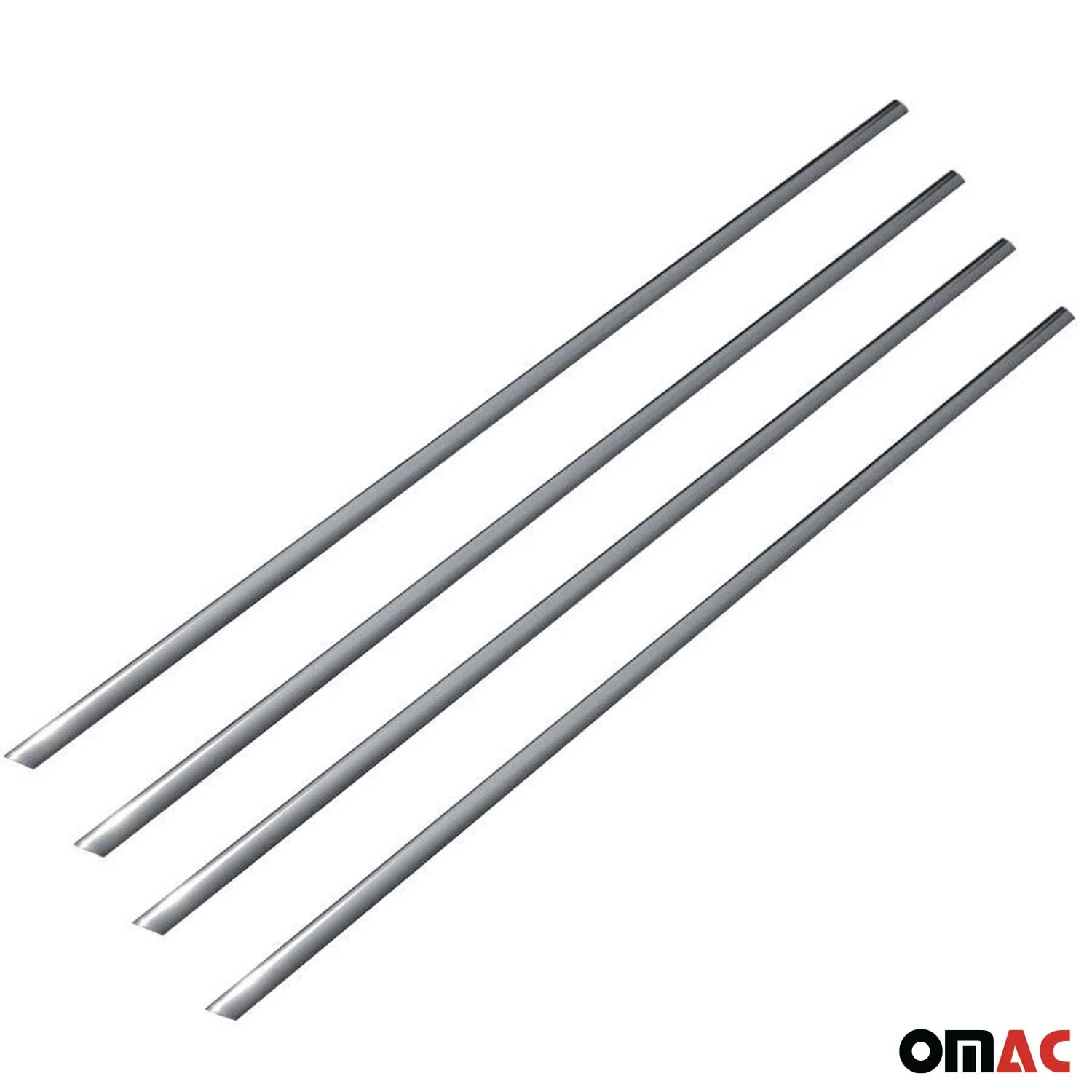2011-2015 Chevrolet Aveo Sedan Window Molding Trim Streamer Stainless Steel Silver 4x - Image 9