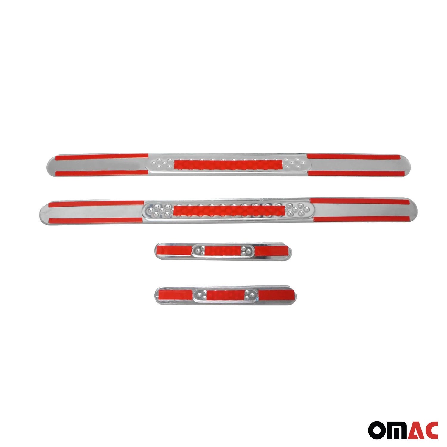 Dodge Nitro Door Sill Scuff Plate Scratch Protector Gloss Stainless Steel Silver 4 Pcs - Image 5