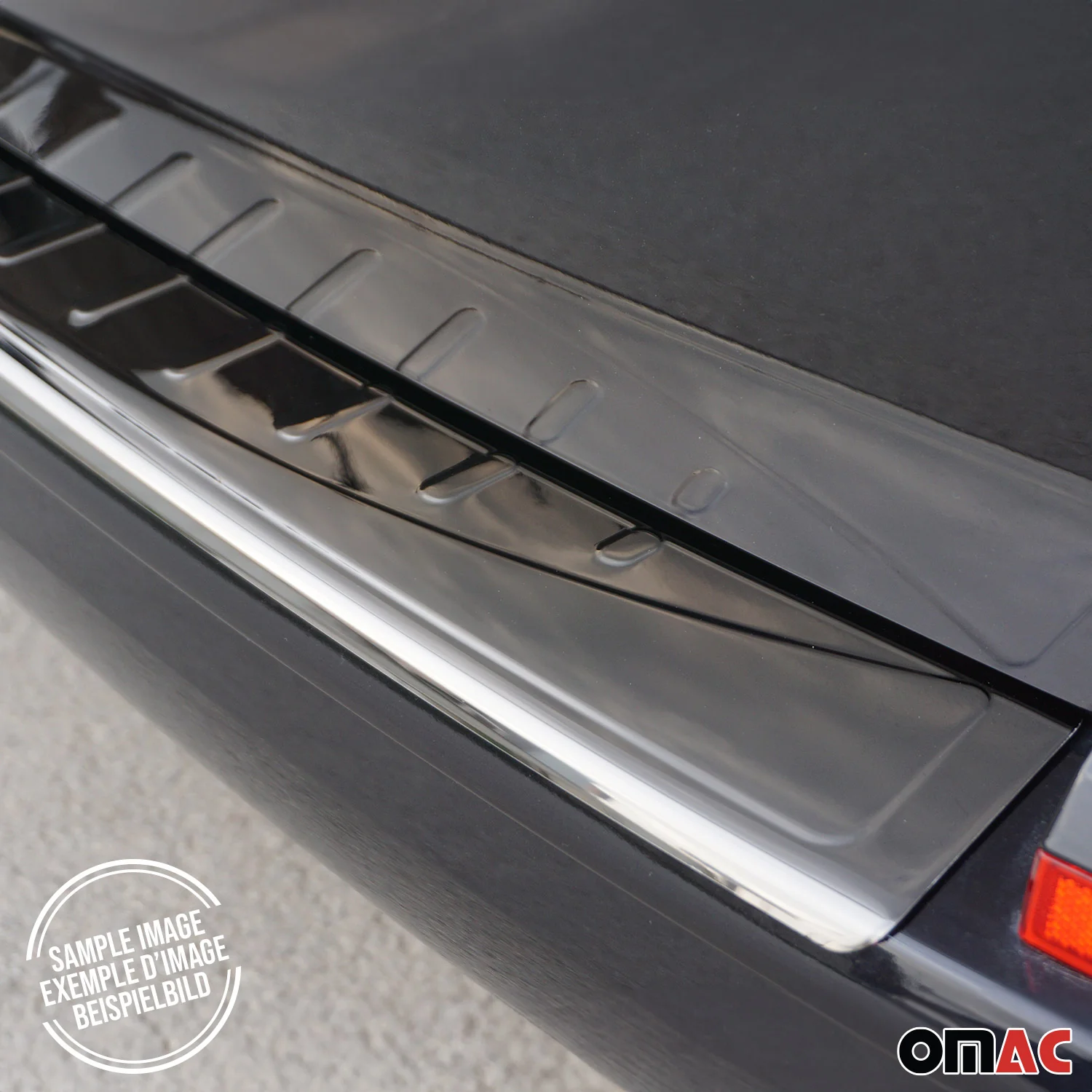 2018-2022 Ford EcoSport Rear Bumper Guard Stainless Steel Dark - Image 6