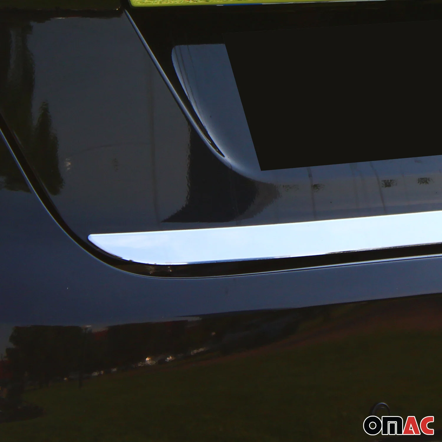 2011-2019 Ford Fiesta Rear Trunk Lid Molding Trim Stainless Steel Silver 1Pc - Image 3