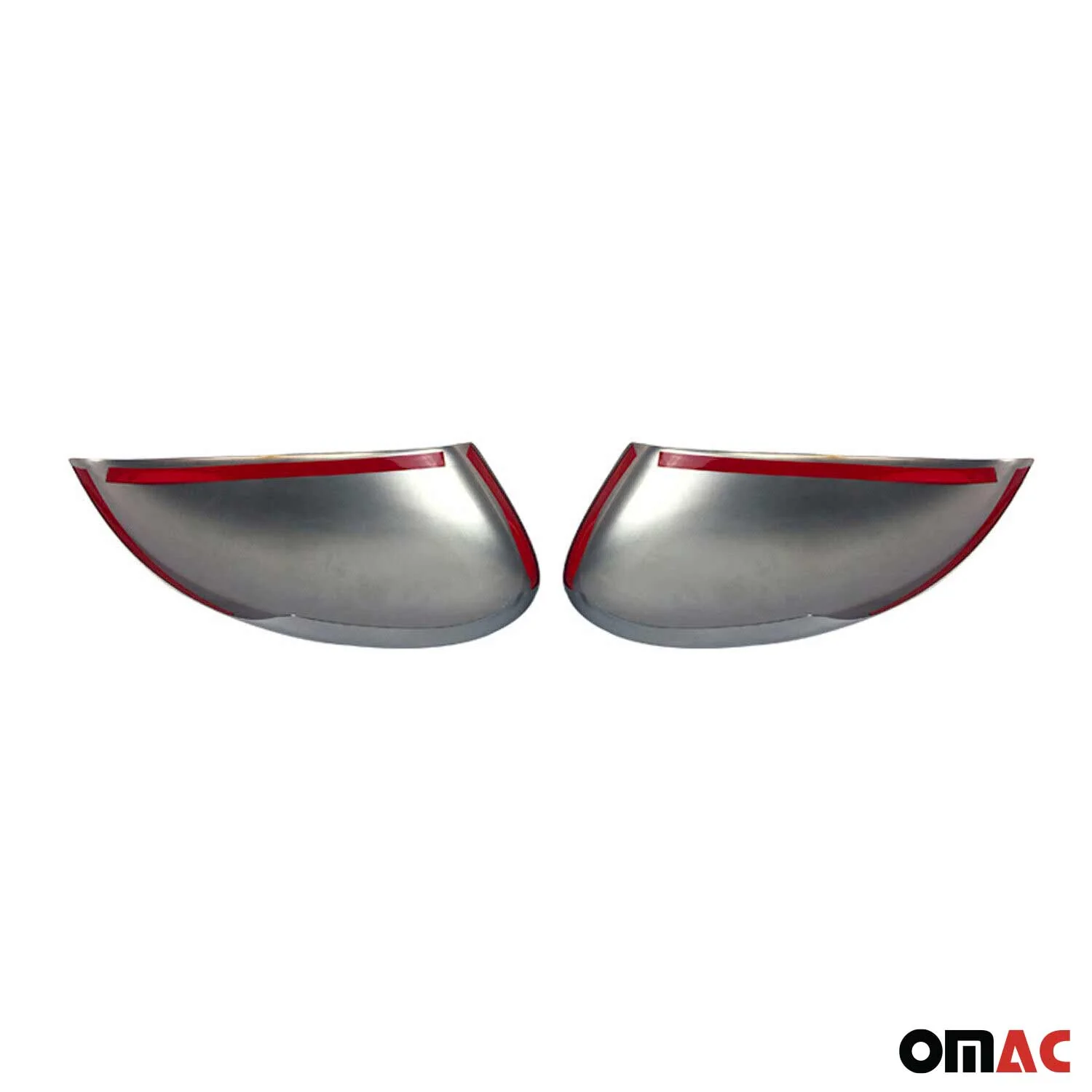2011-2019 Ford Fiesta Side Mirror Cover Caps Stainless Steel Silver 2 Pcs - Image 5