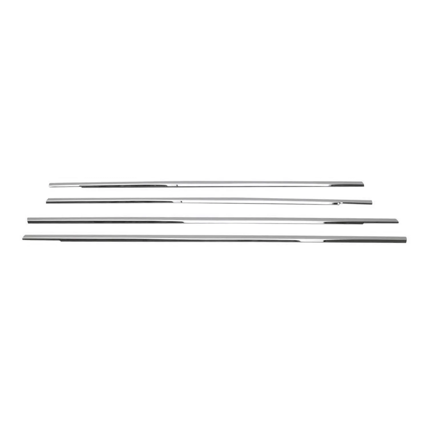 2000-2004 Ford Focus Window Molding Trim Streamer Stainless Steel Silver 4x - Image 7