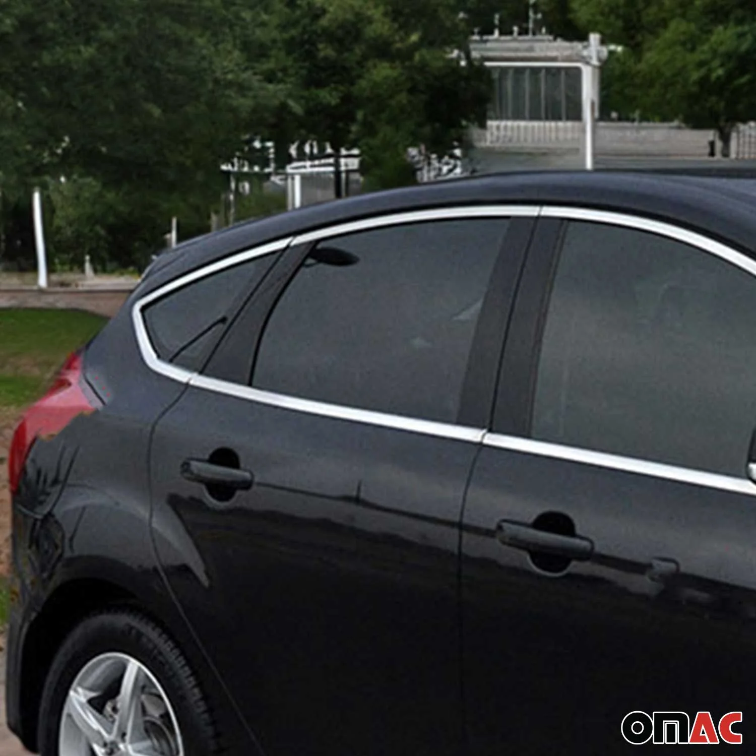 2012-2018 Ford Focus Hatchback Window Molding Trim Streamer Stainless Steel Silver 12x - Image 6