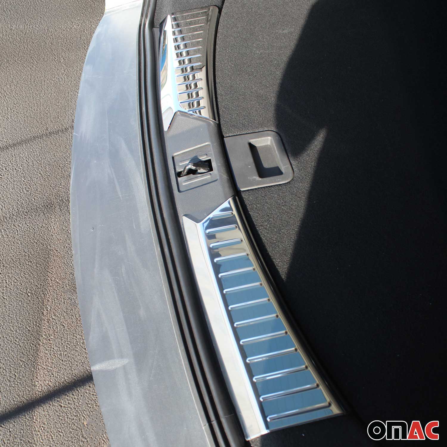 2013-2016 Ford Escape Trunk Sill Cover Bumper Guard Protector S. Steel 2Pcs - Image 3