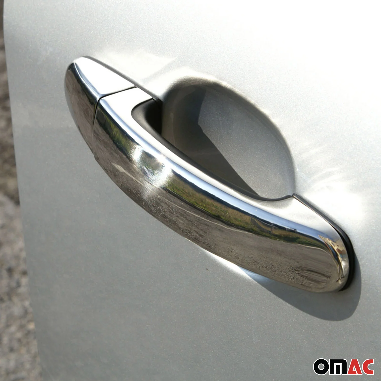 2013-2019 Ford Escape III Car Door Handle Cover Protector Stainless Steel Chrome 8Pcs - Image 3