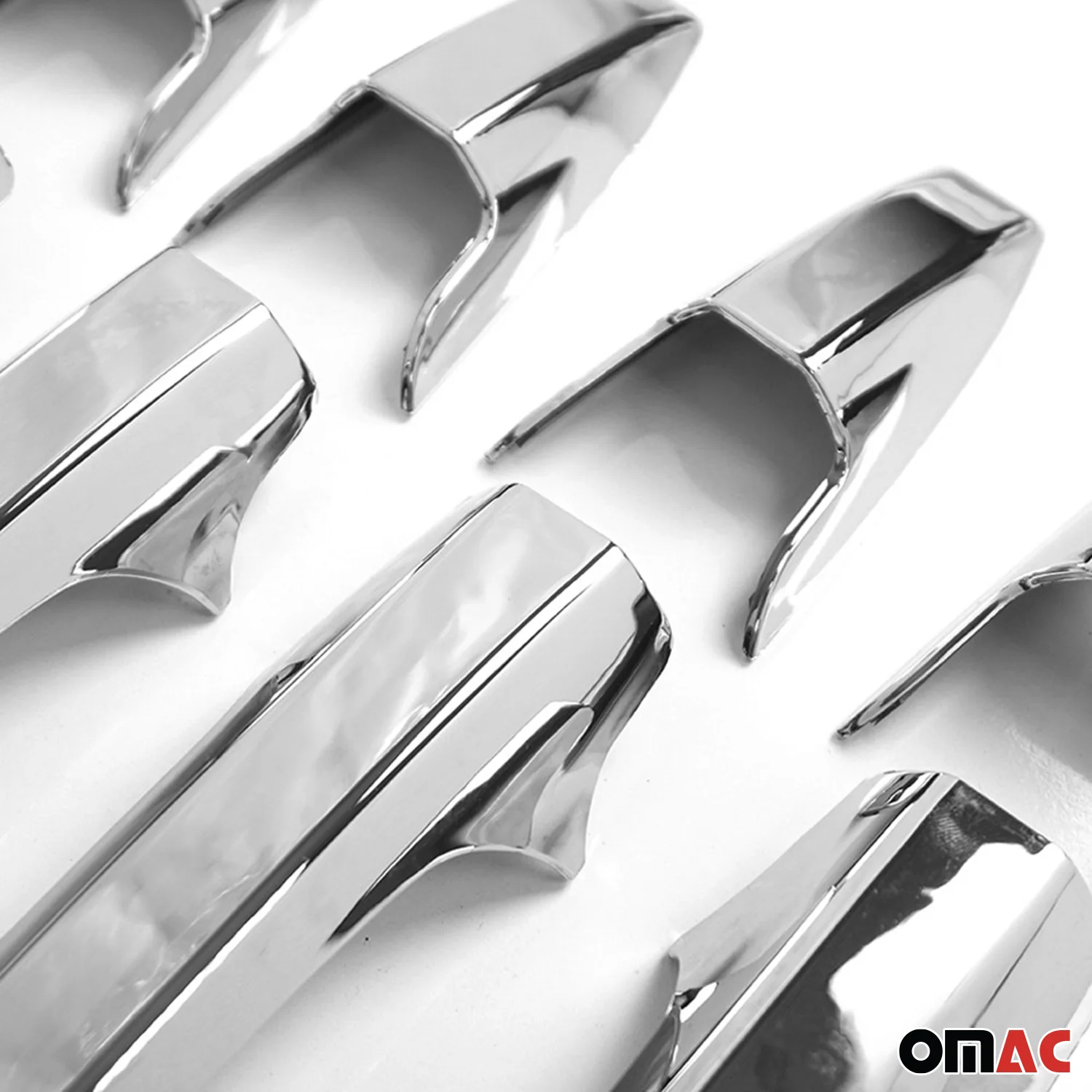 2007-2011 Honda CR-V Car Door Handle Cover Protector Silver Chrome 8 Pcs - Image 7