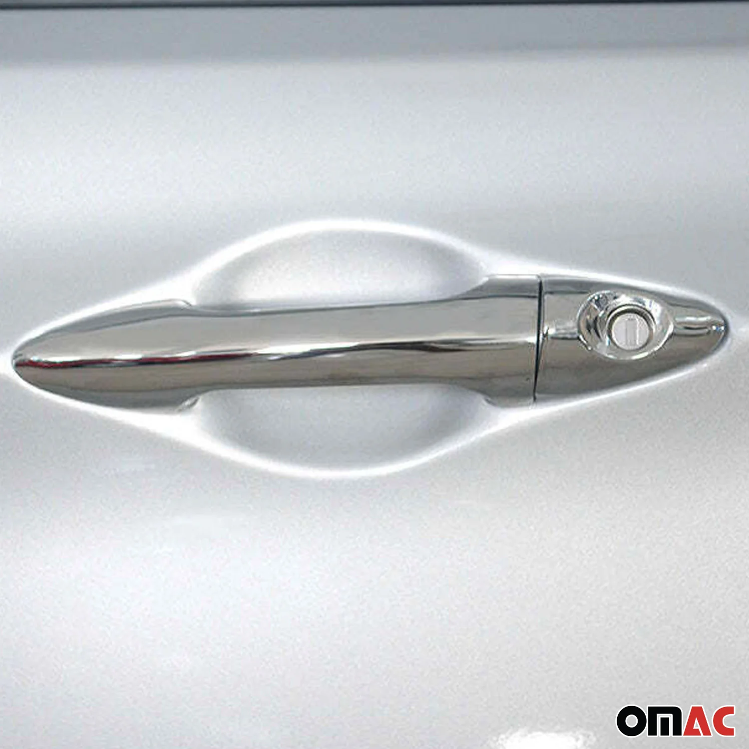 2012-2017 Hyundai Accent Car Door Handle Cover Protector Stainless Steel 8 Pcs - Image 2