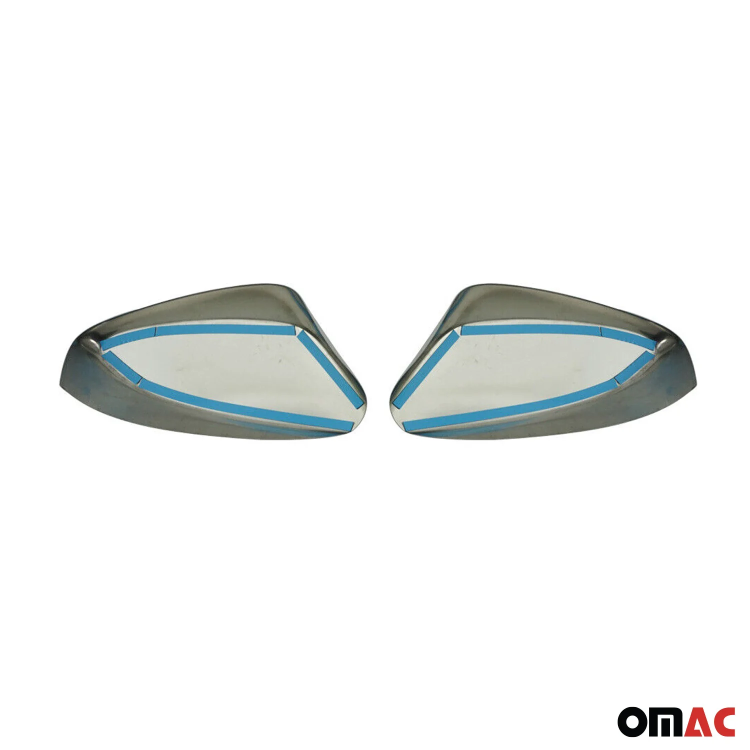 2011-2015 Hyundai Elantra Side Mirror Cover Caps Stainless Steel Silver 2 Pcs - Image 5