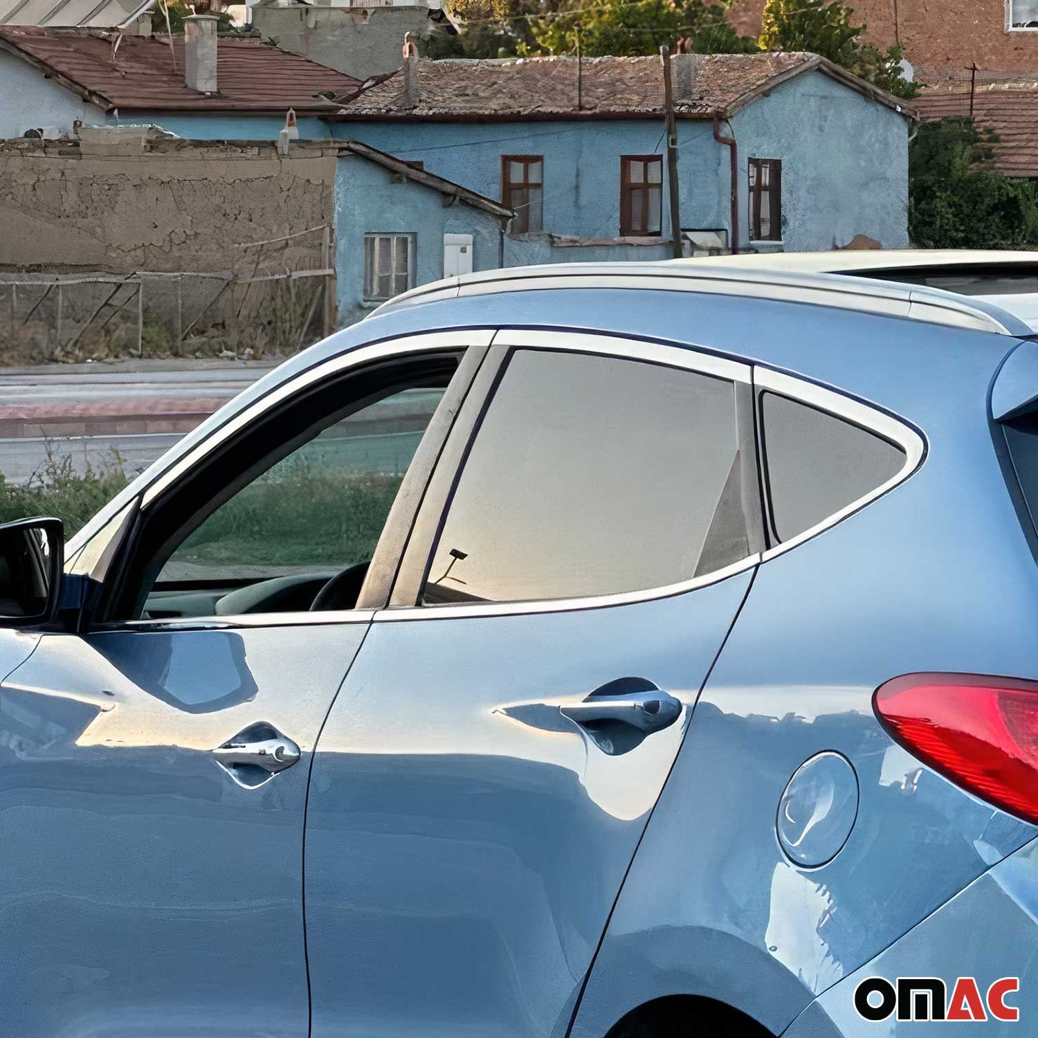 2010-2015 Hyundai Tucson Window Molding Trim Streamer Stainless Steel Silver 10 Pcs - Image 3