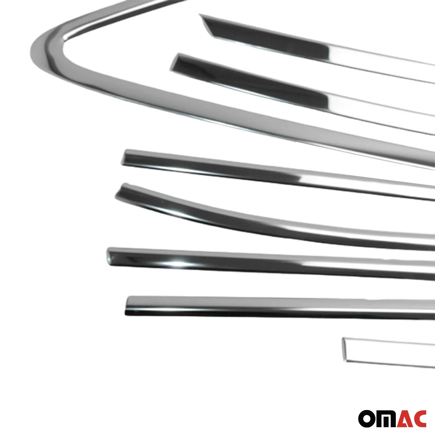 2010-2015 Hyundai Tucson Window Molding Trim Streamer Stainless Steel Silver 10 Pcs - Image 8