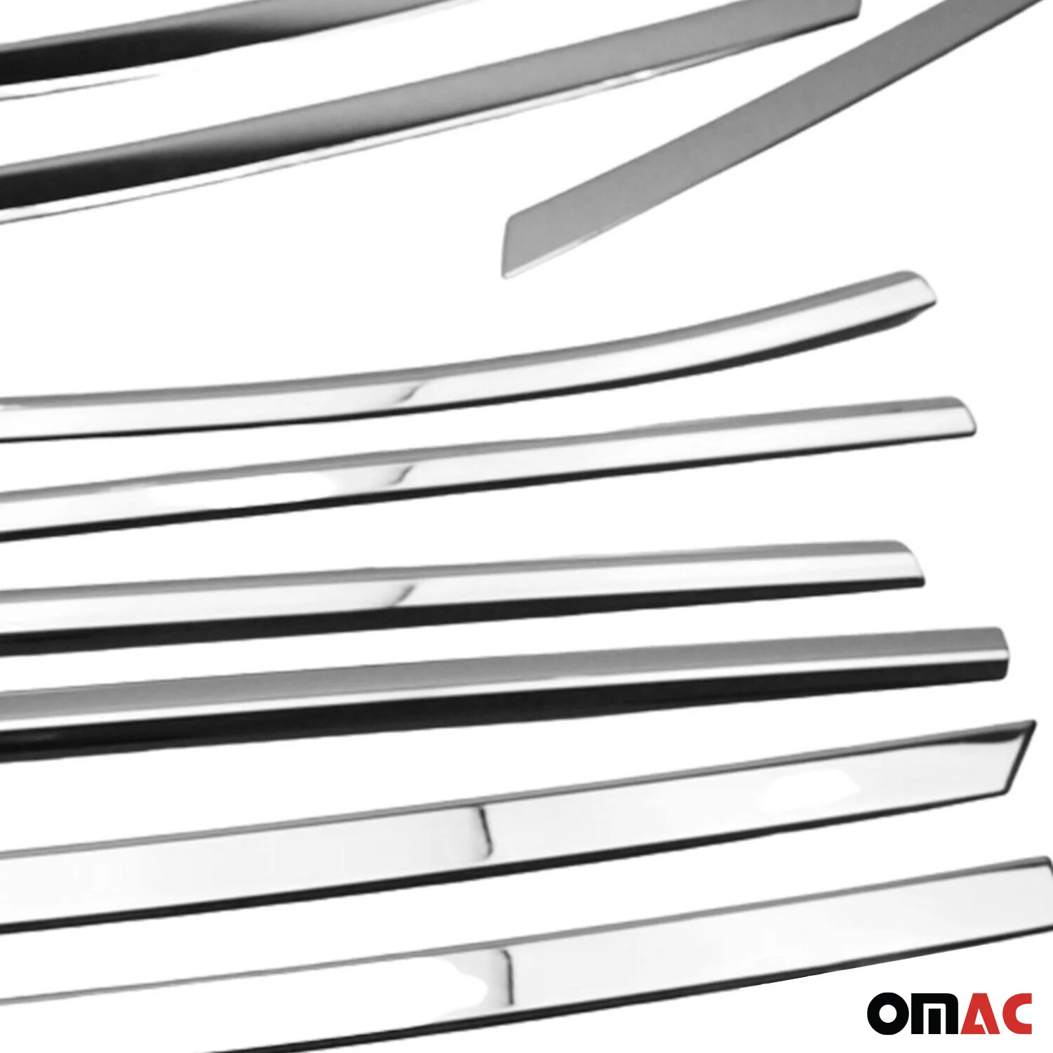 2010-2015 Hyundai Tucson Window Molding Trim Streamer Stainless Steel Silver 10 Pcs - Image 9