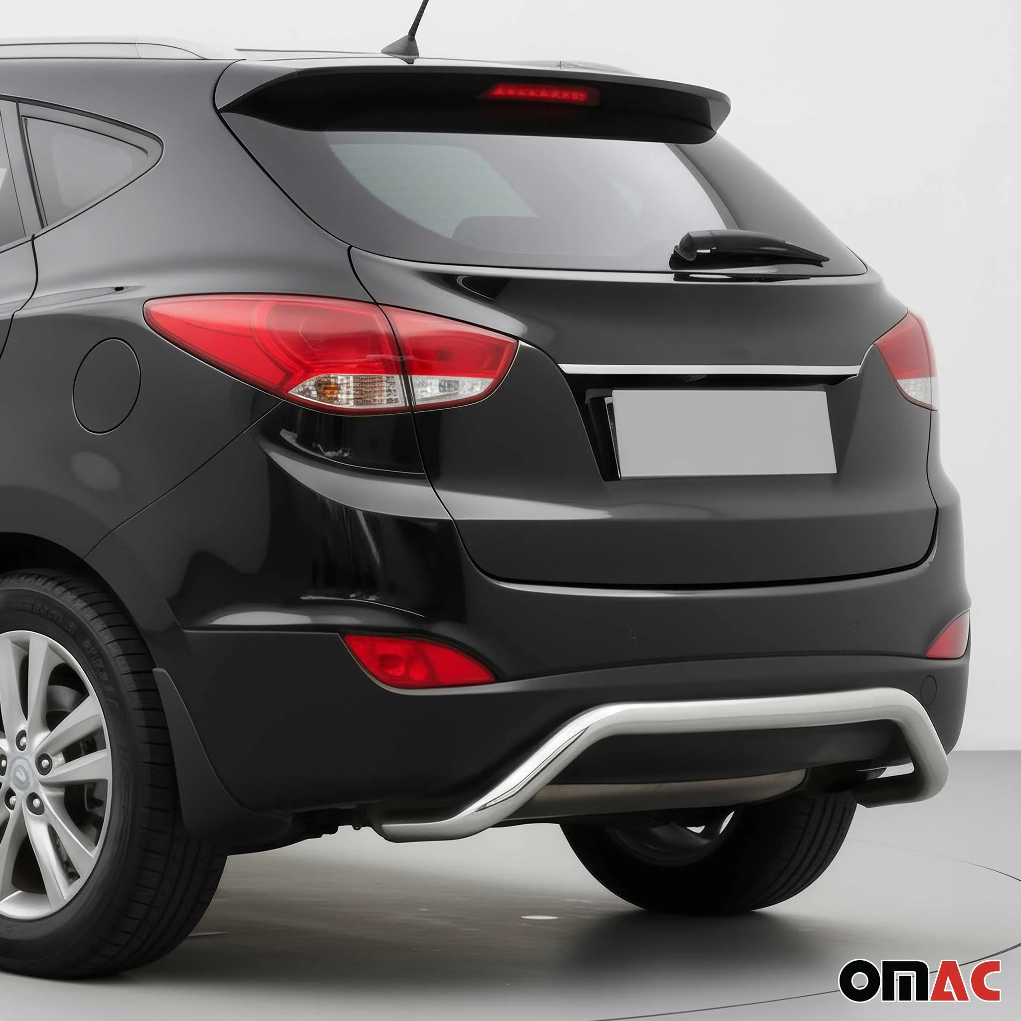 2010-2015 Hyundai Tucson Rear Trunk Tailgate Door Handle Cover Stainless Steel Silver - Image 2