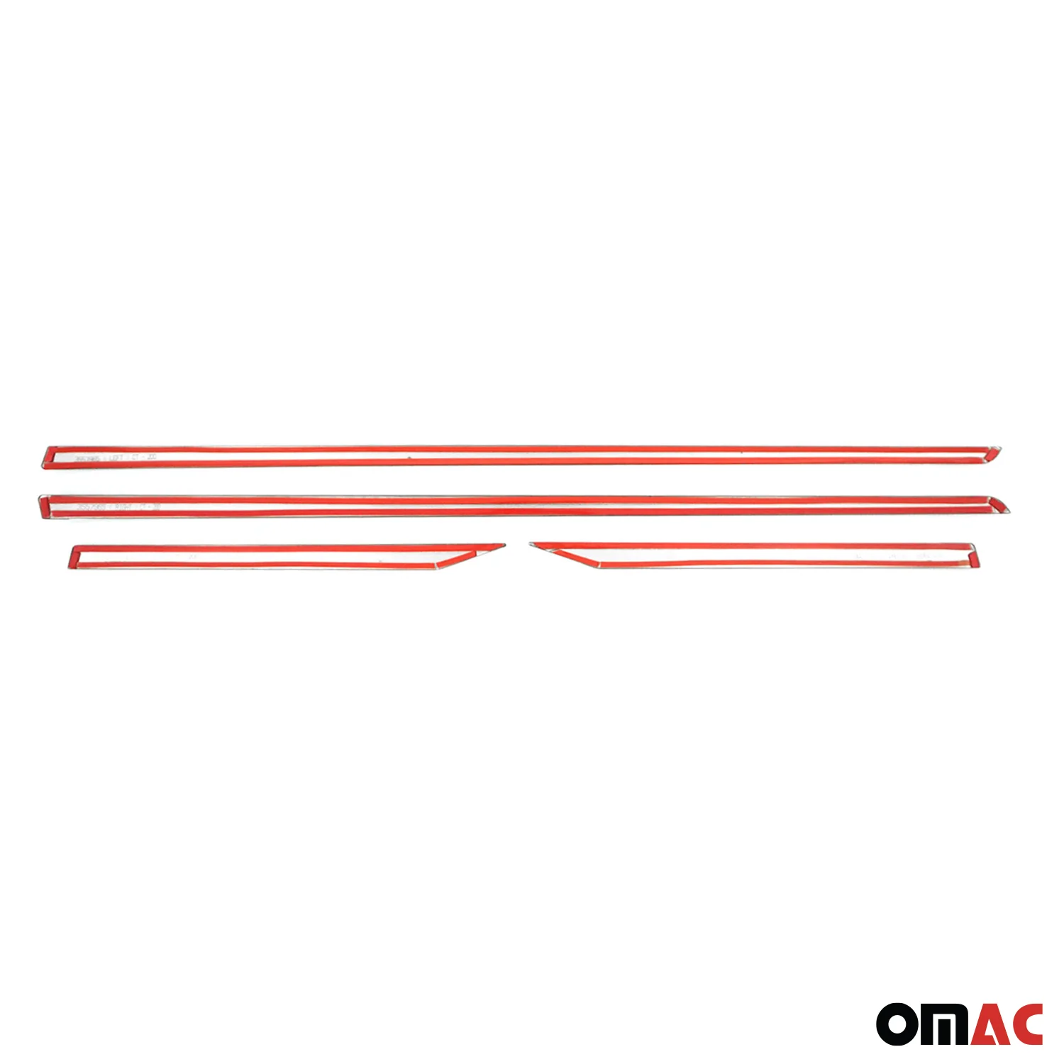 2011-2017 Lexus CT 200h Side Door Molding Trim Skirt Garnish Stainless Steel 4x - Image 5