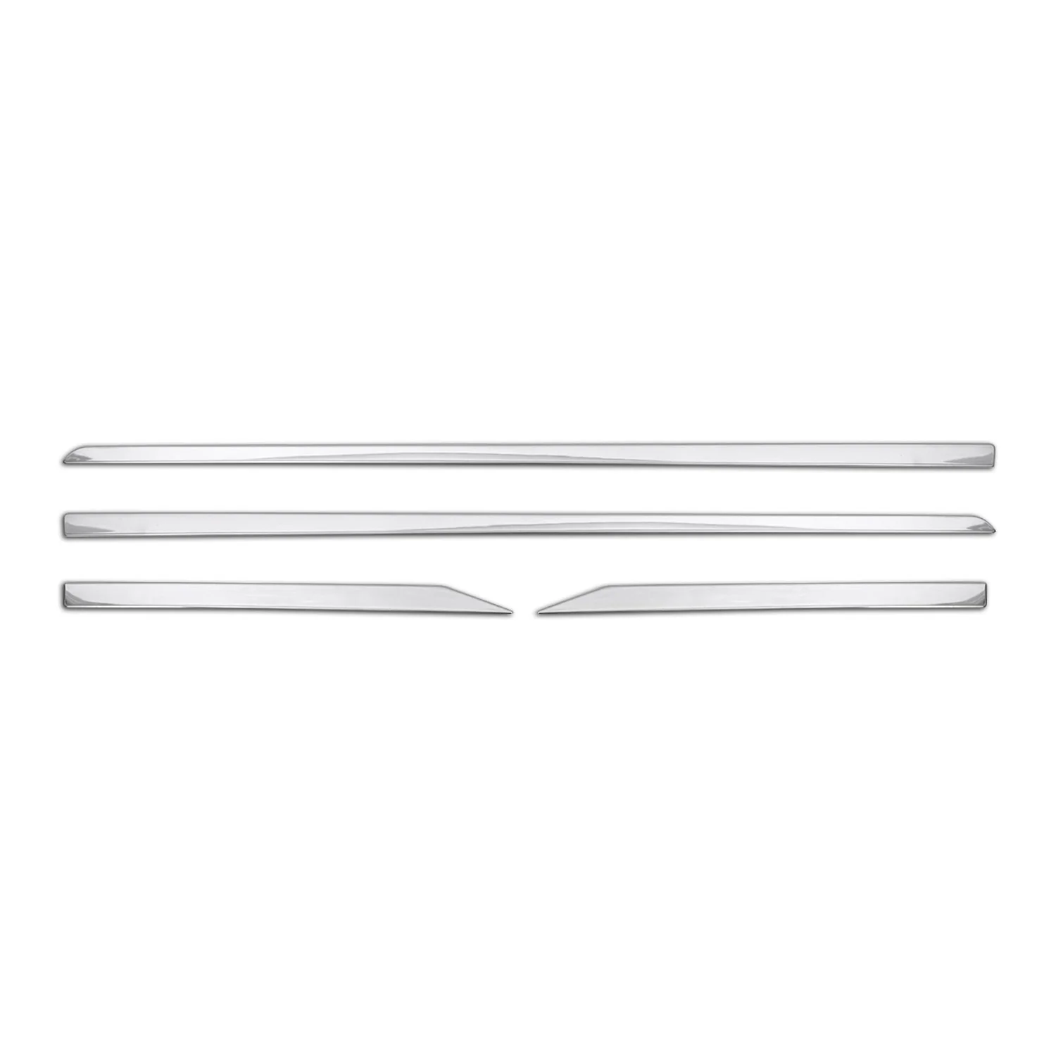 2011-2017 Lexus CT 200h Side Door Molding Trim Skirt Garnish Stainless Steel 4x - Image 6