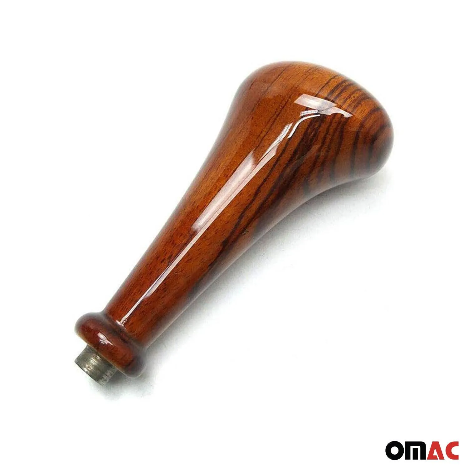 1988-1994 Mercedes E Class W124 Mechanic Gear Shift Knob Handle Wood Zebrano - Image 3