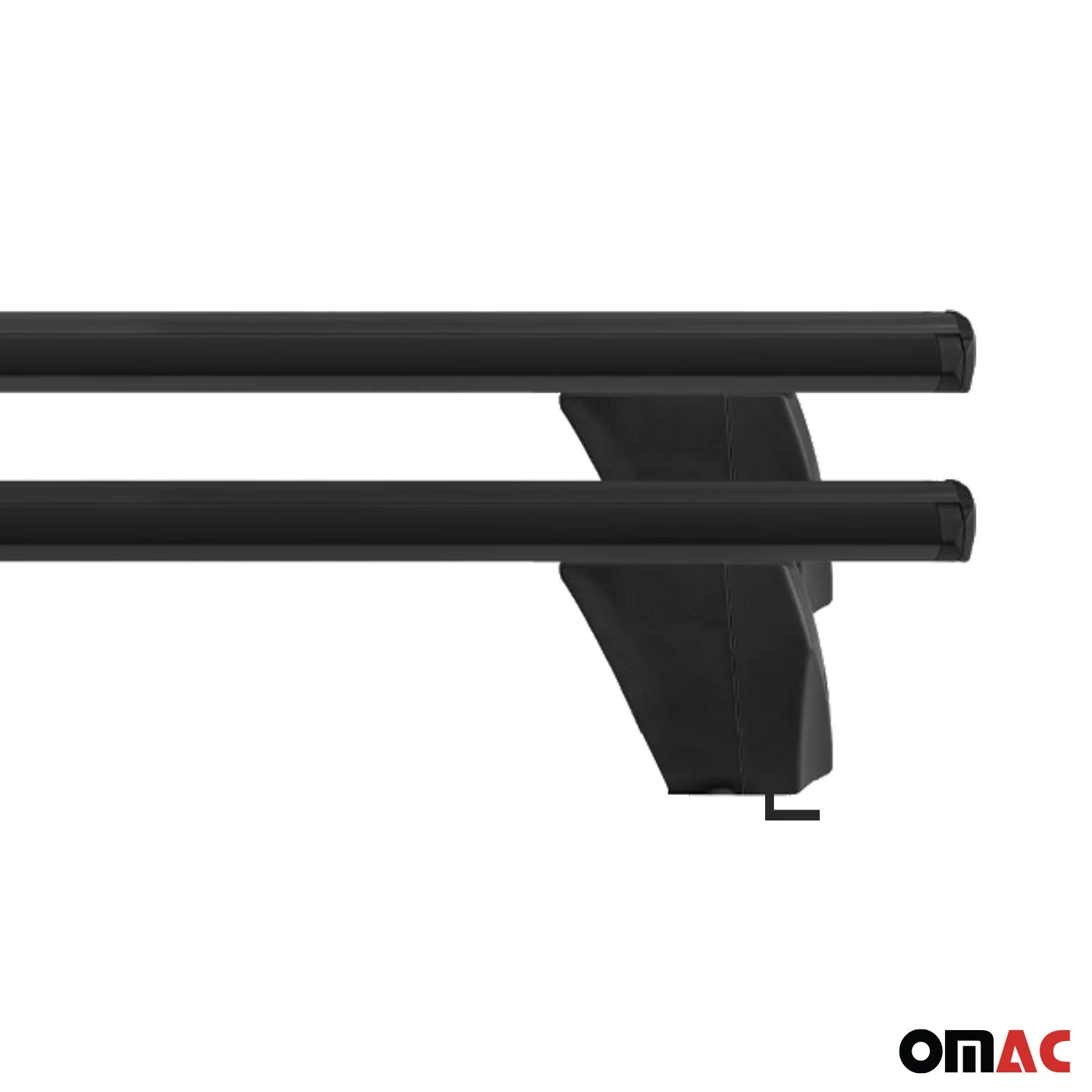 2018-2023 Mercedes E Class C238 Coupe Roof Rack Cross Bars Black - Image 12