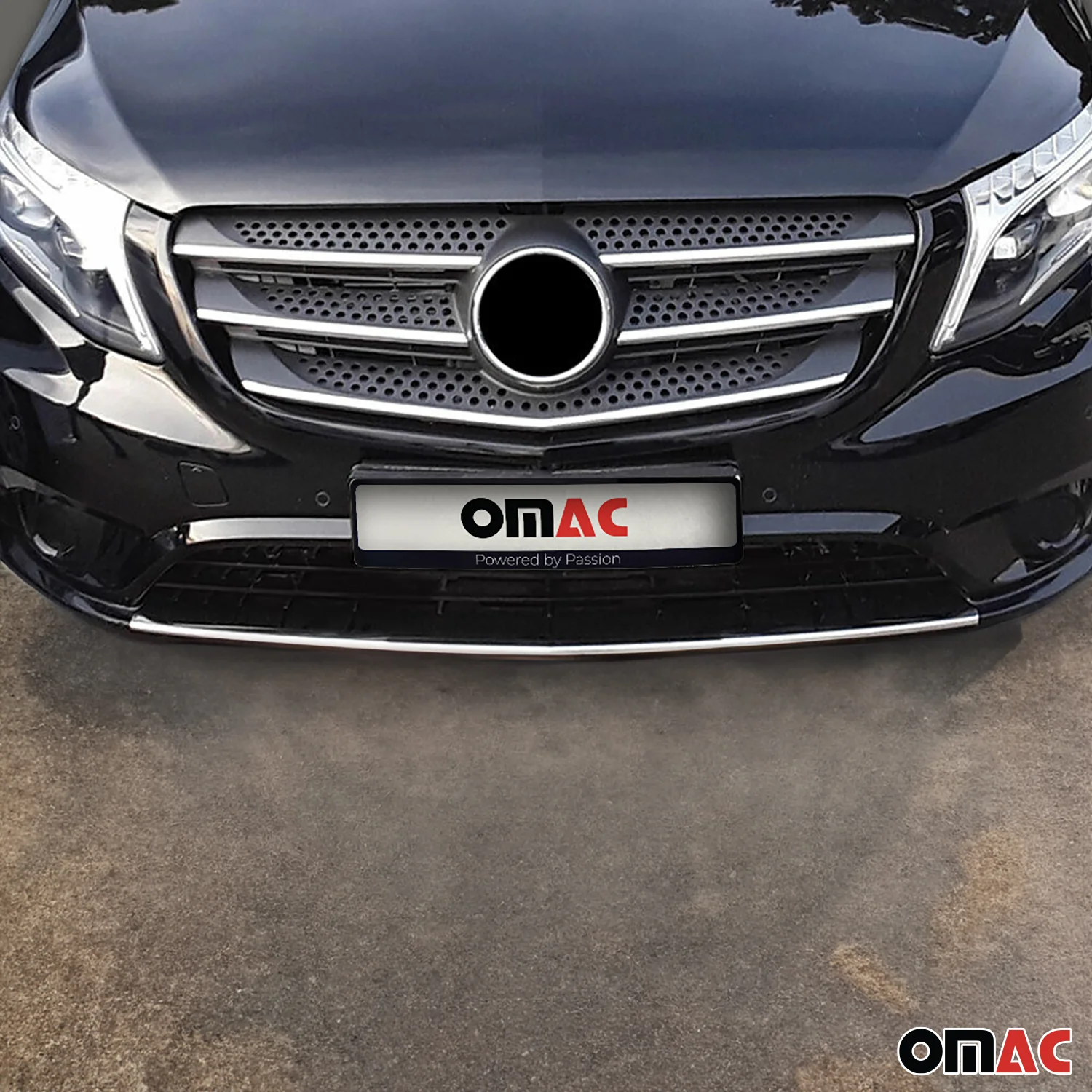 2016-2024 Mercedes Metris Front Bumper Trim Molding Stainless Steel Silver - Image 6