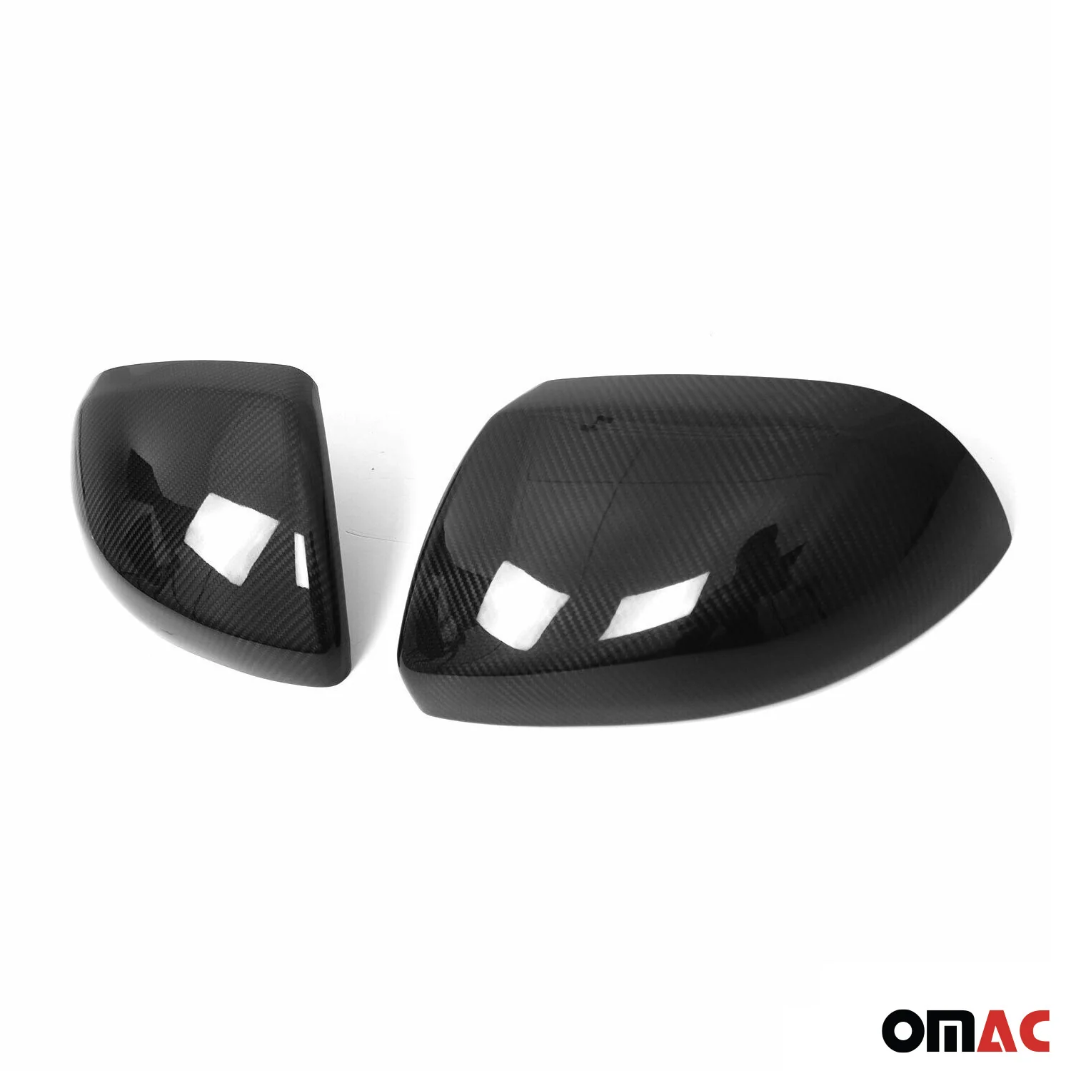 2016-2024 Mercedes Metris Side Mirror Cover Caps Carbon Fiber Black 2Pcs - Image 3